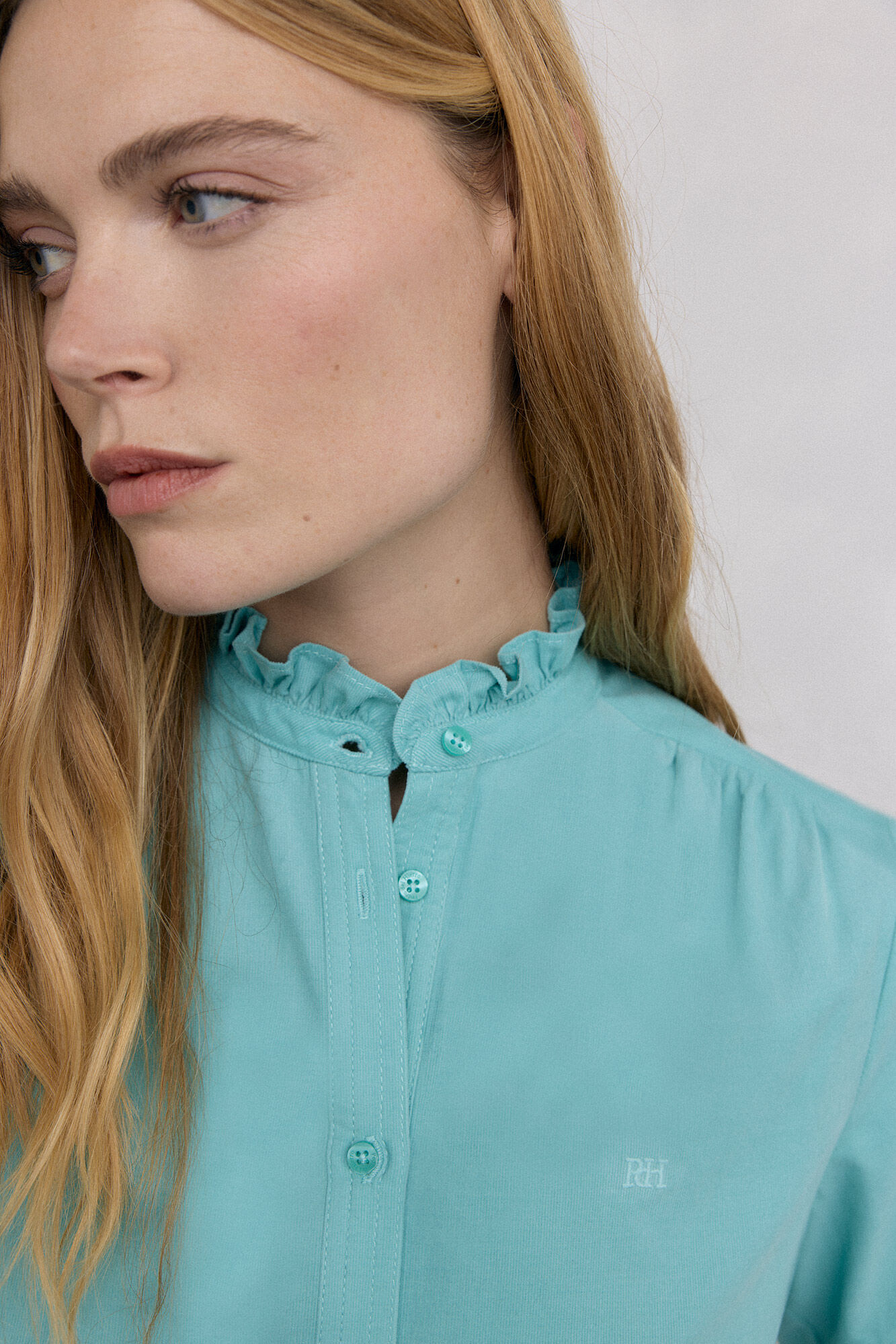 Pedro del Hierro Camisa em bombazina