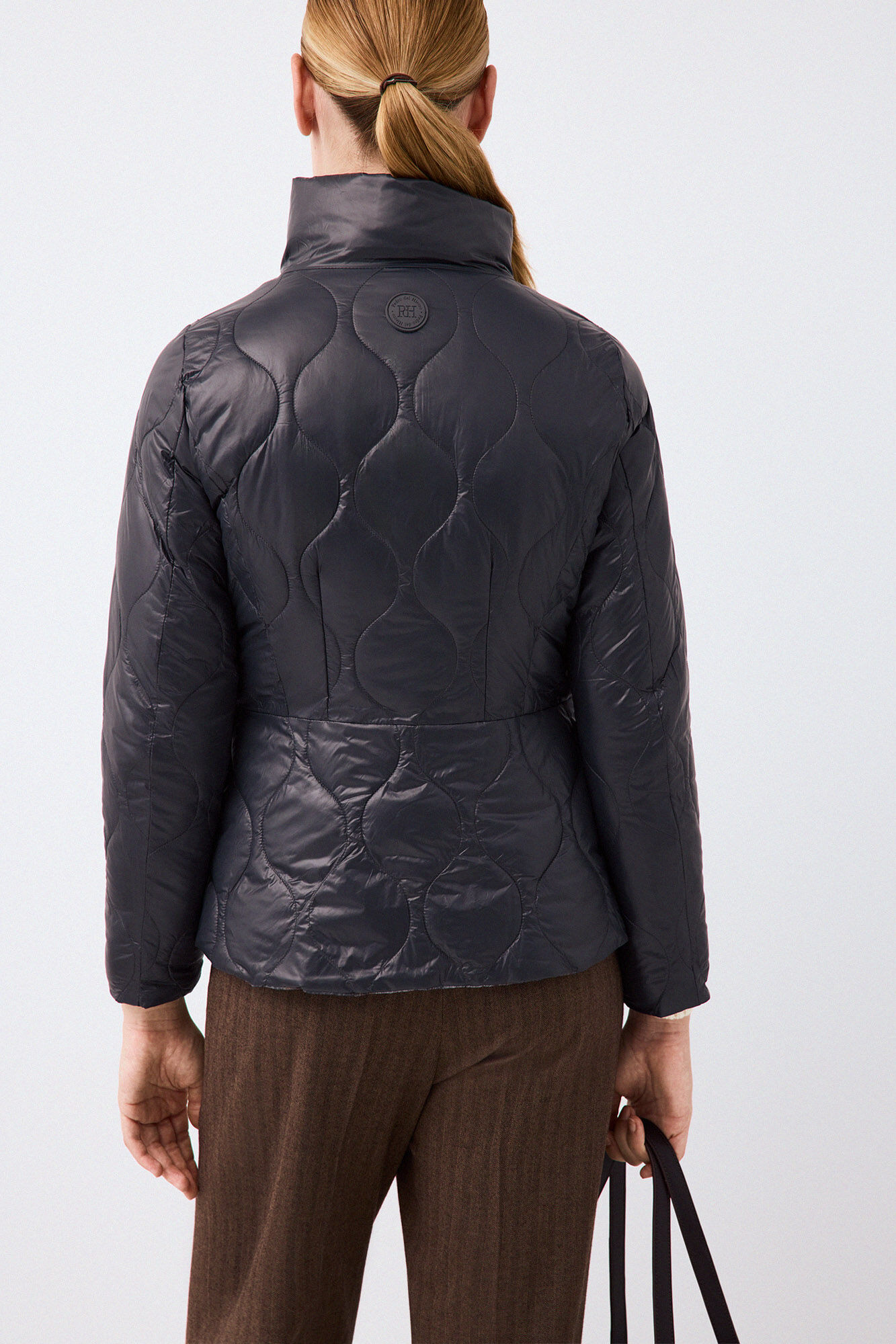 Pedro del Hierro Parka estampada reversible Gris