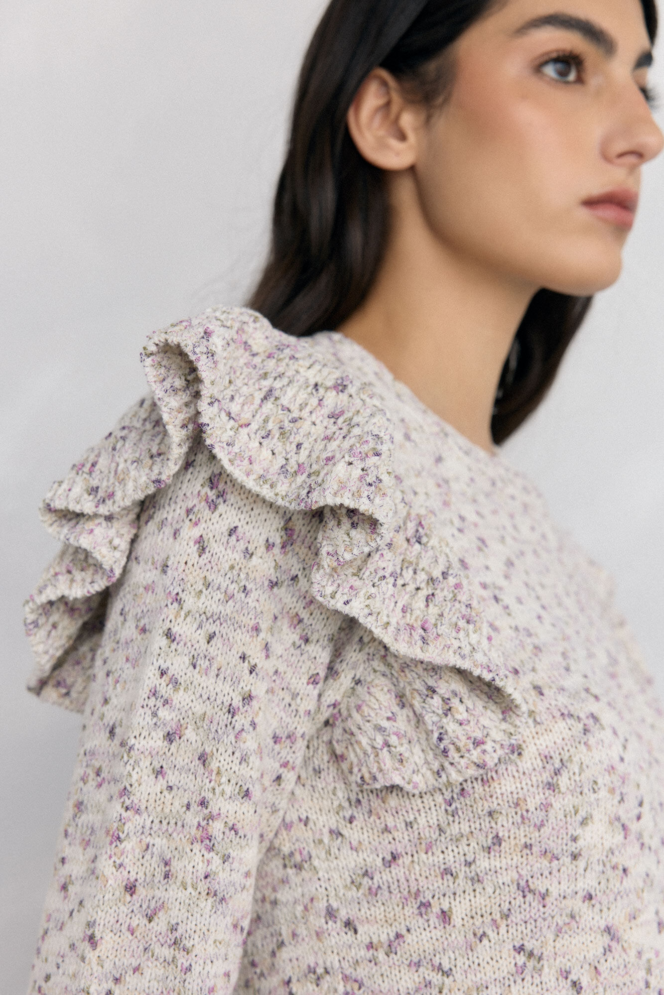 Pedro del Hierro Jersey com folho fantasia multicolor