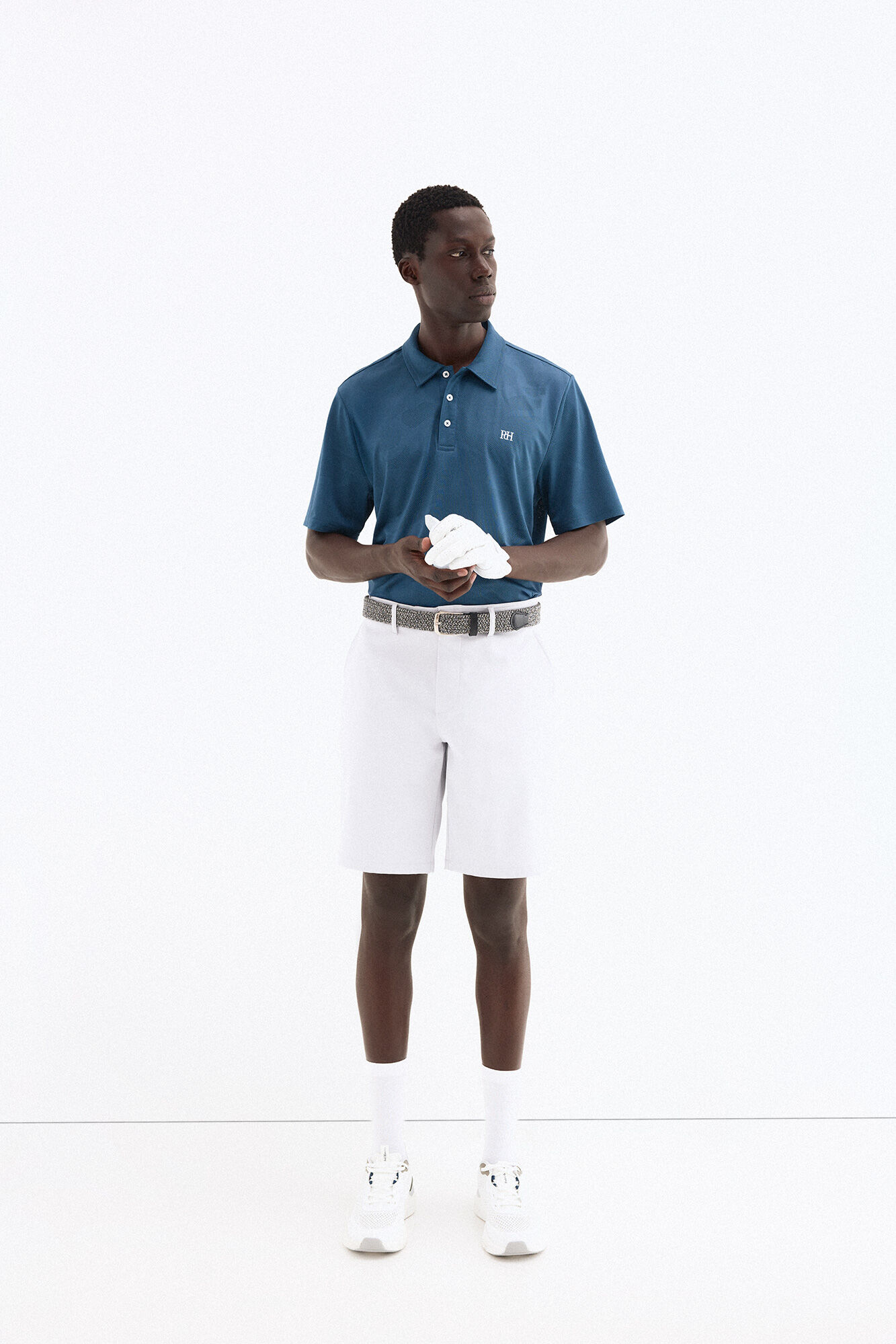 Pedro del Hierro Jacquard golf polo shirt