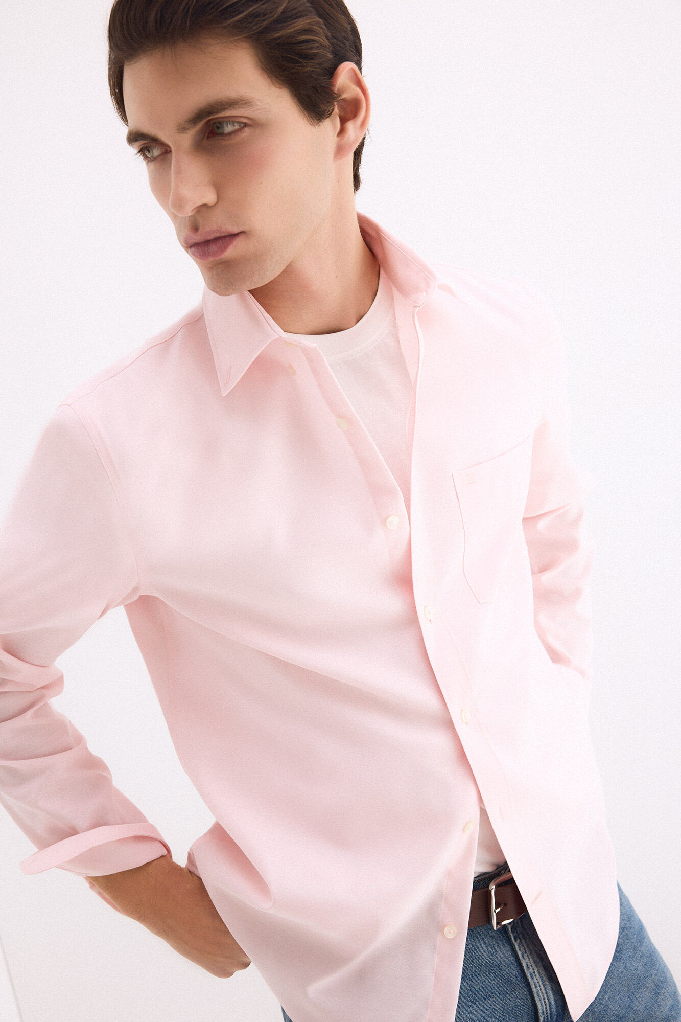 Pedro del Hierro Non-iron plain Oxford shirt