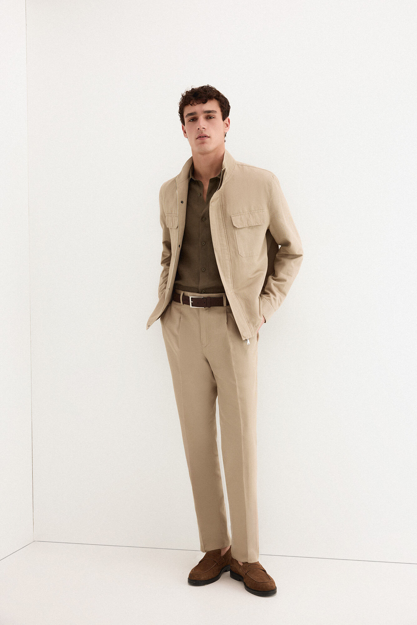 Pedro del Hierro Linen blend jacket