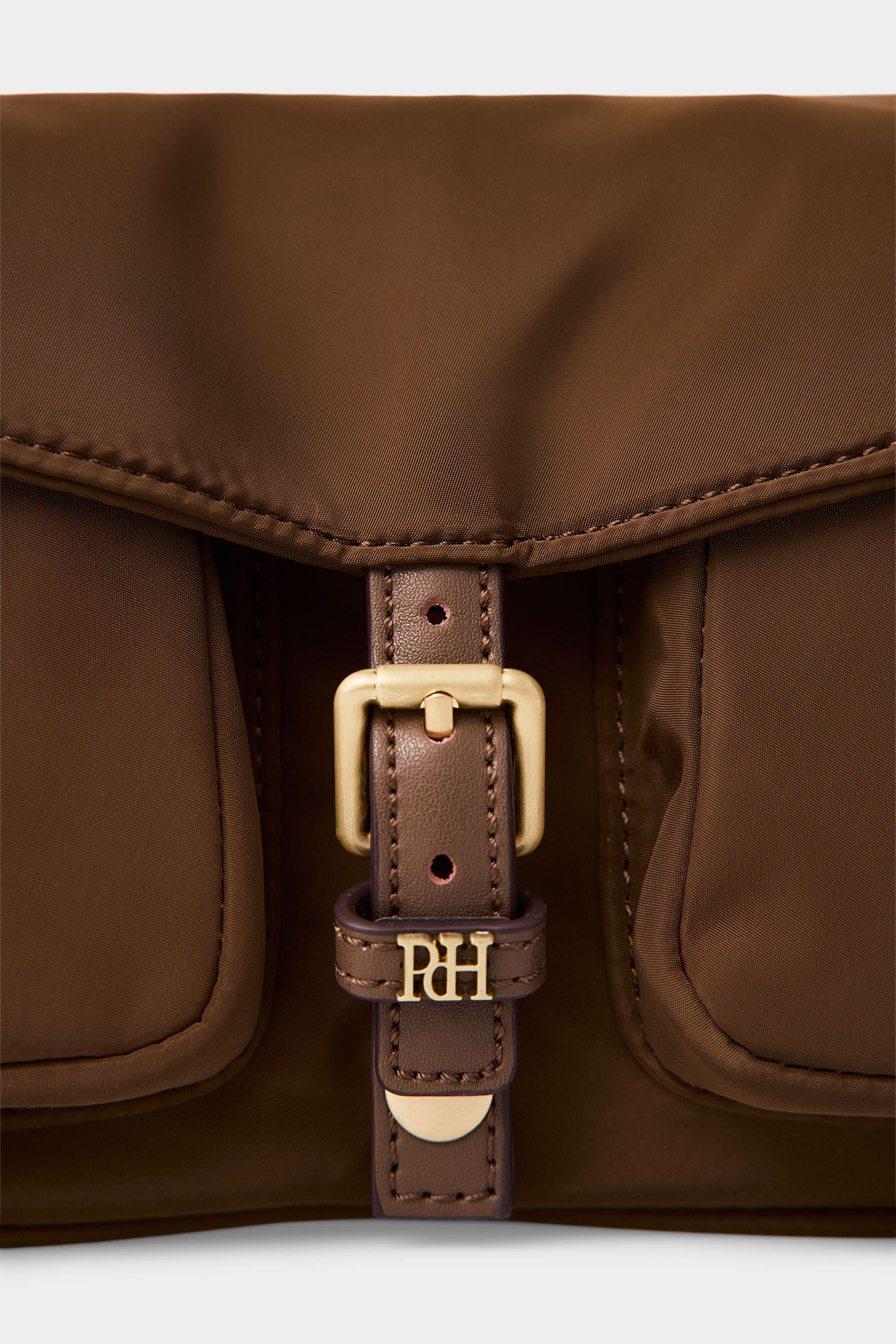 Pedro del Hierro Mala tote bag multibolso em nylon Beige