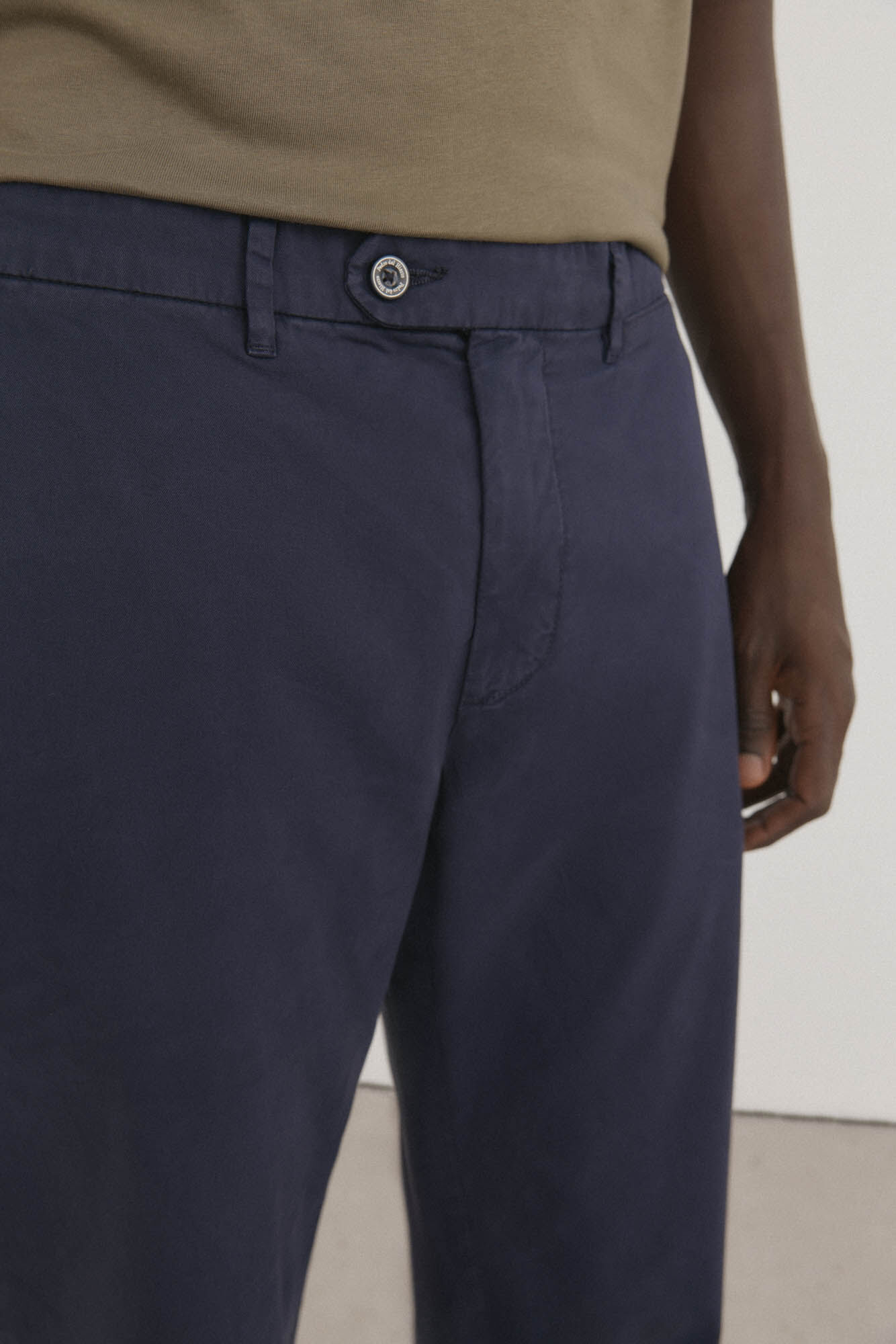 Pedro del Hierro Premium chinos trousers, regular fit Blue