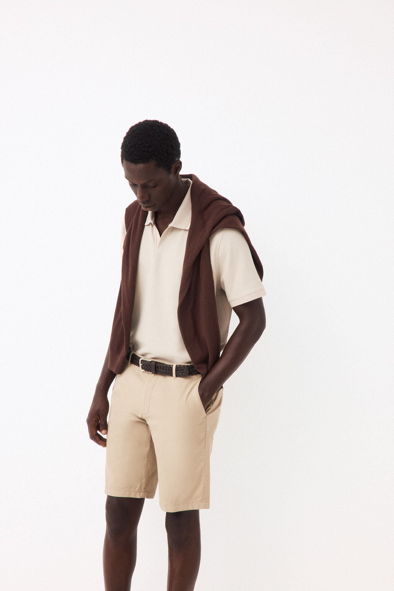 Pedro del Hierro Regular structure Bermuda shorts
