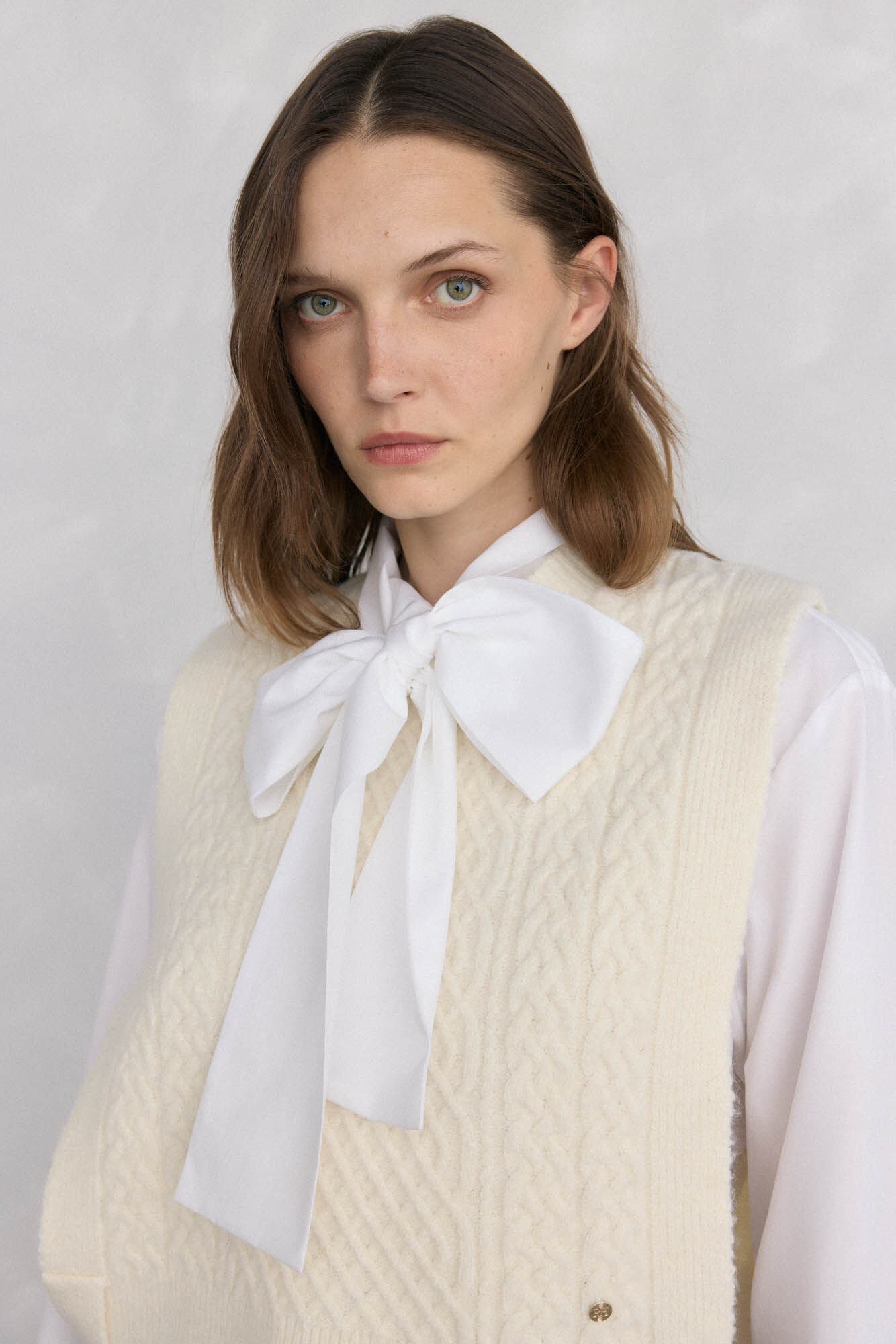 Pedro del Hierro Knitted vest Beige