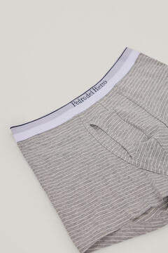 Pedro del Hierro Striped jersey-knit boxers Grey