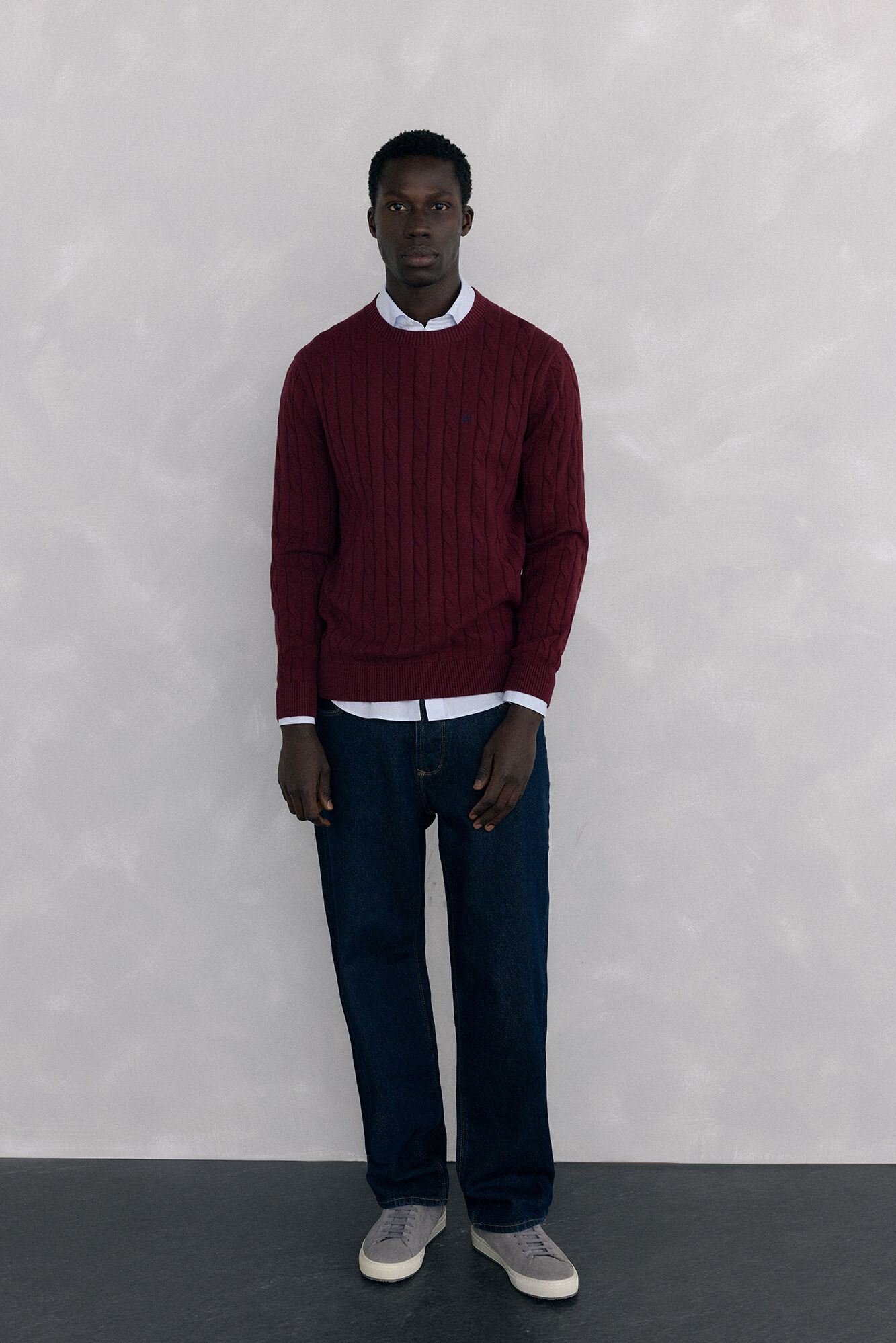 Pedro del Hierro Cotton and cashmere sweater