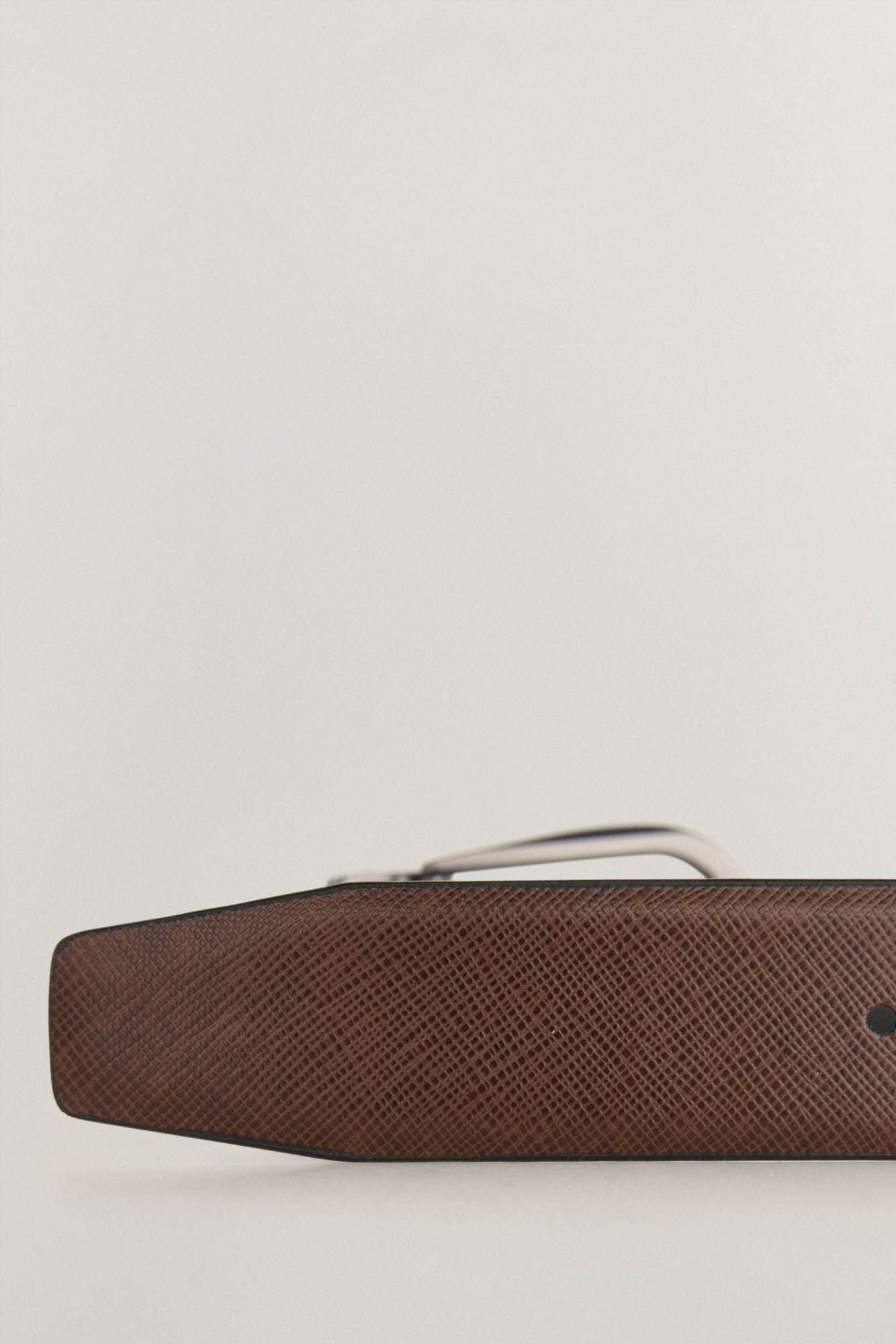 Pedro del Hierro Cintur&oacute;n piel vestir reversible Negro