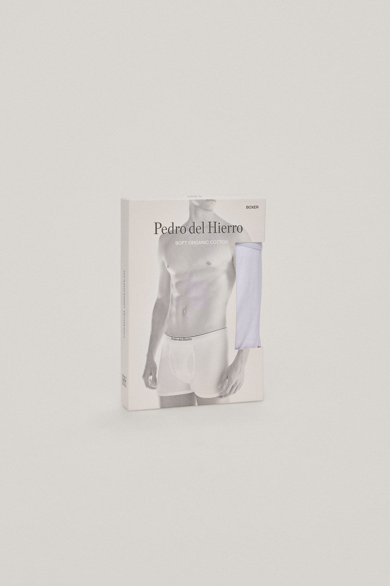 Pedro del Hierro Boxer punto liso Blanco