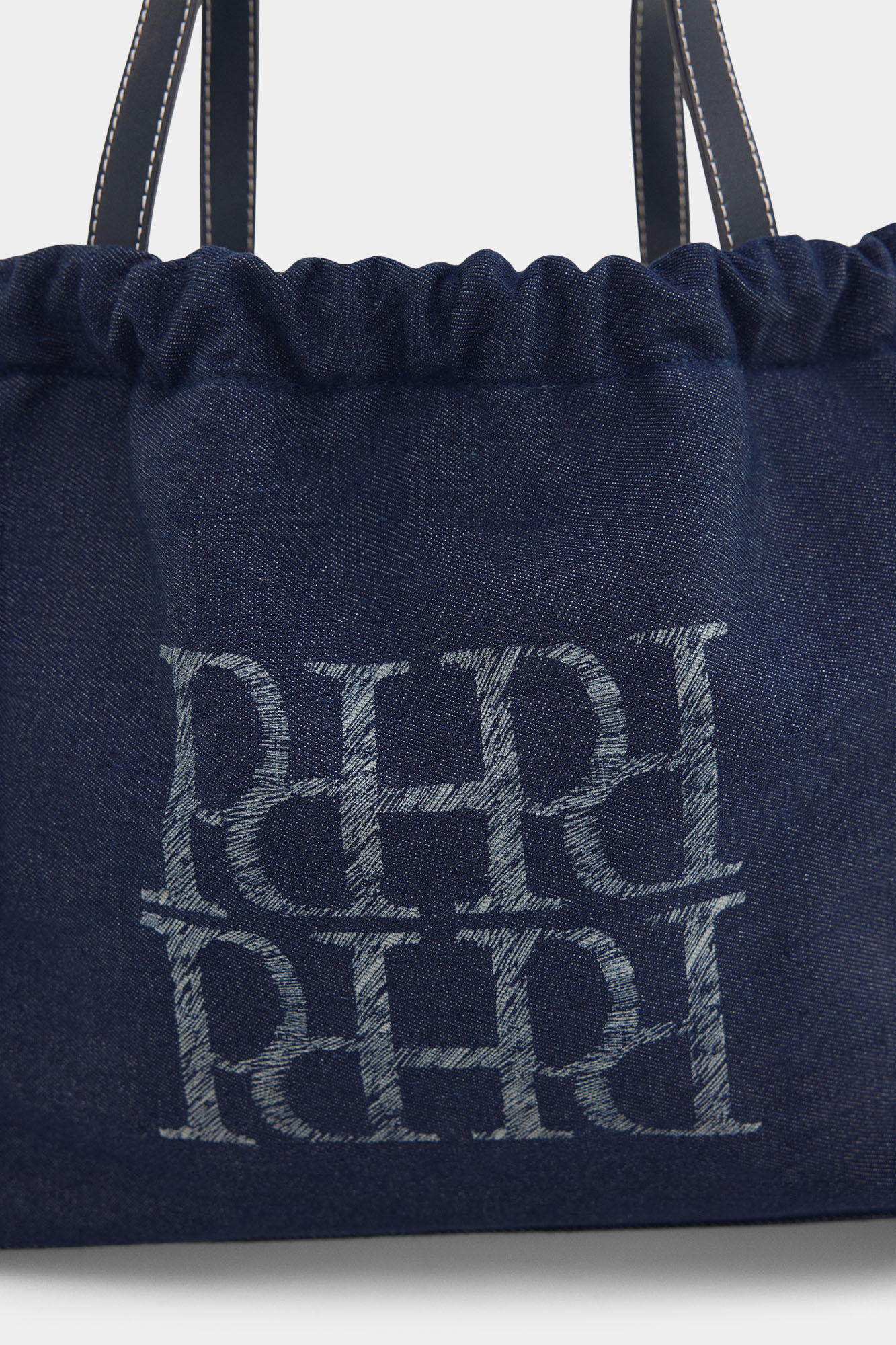 Pedro del Hierro Denim shopper bag Blue