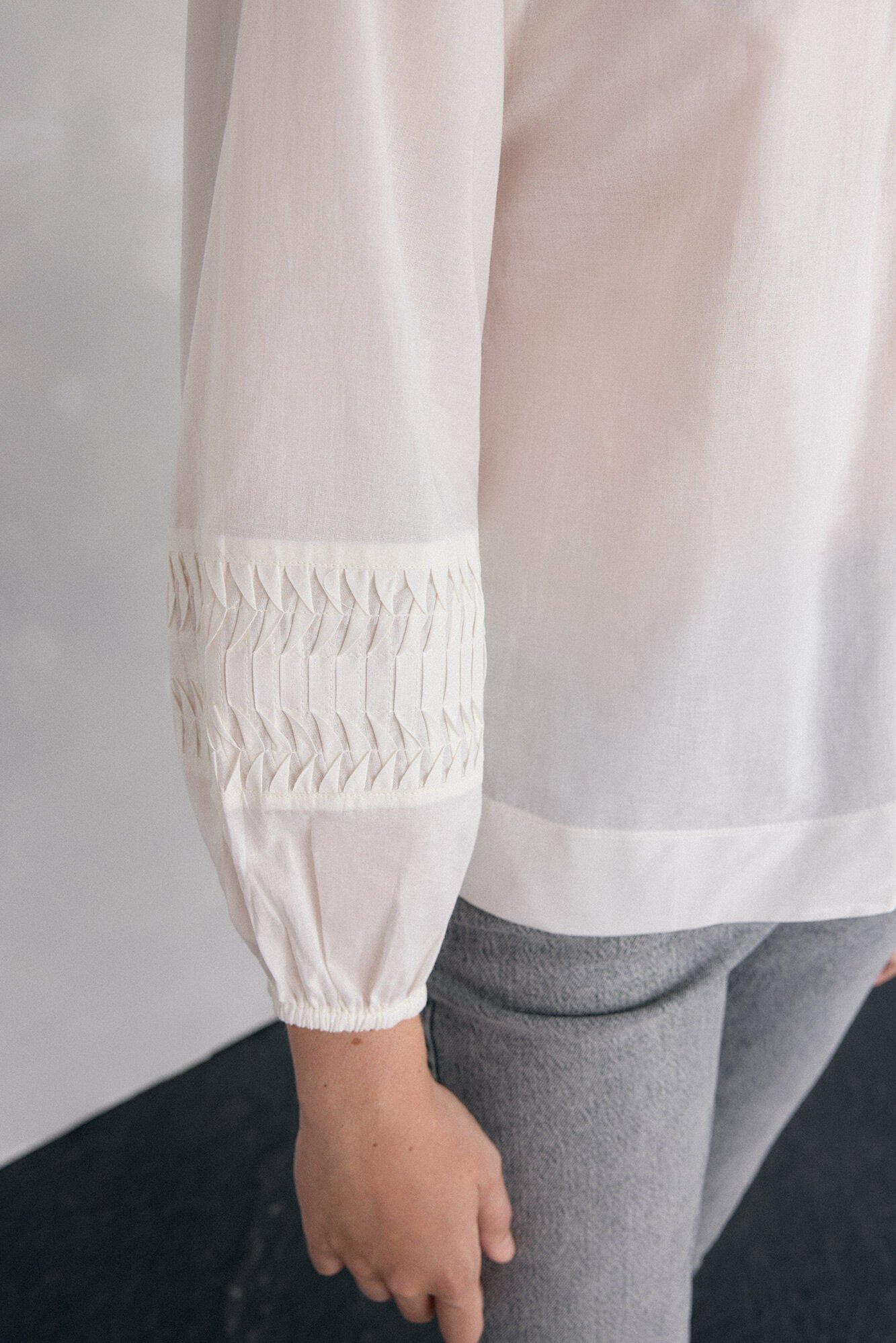 Pedro del Hierro Romantic blouse Ecru