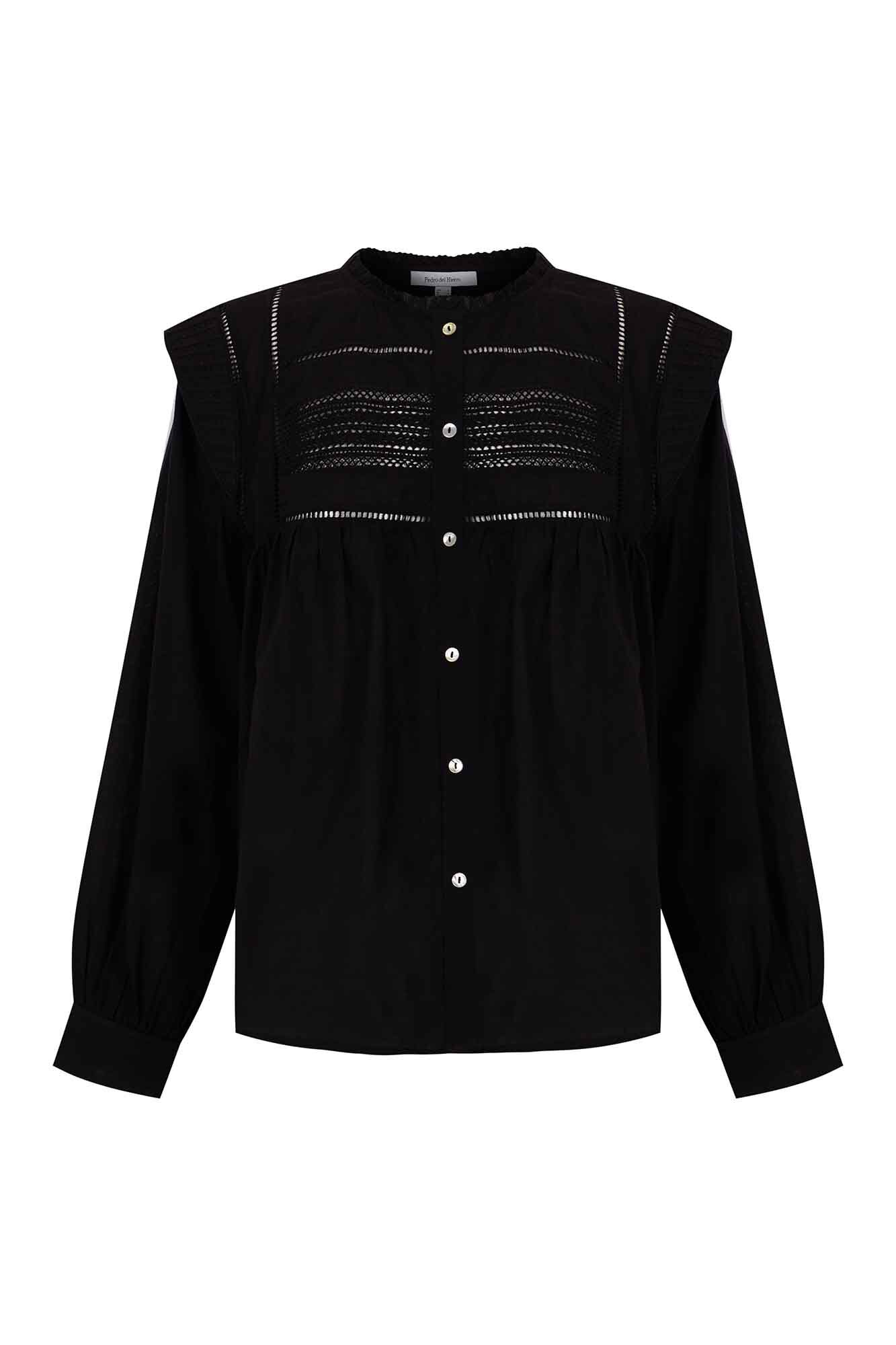 Pedro del Hierro Romantic blouse Black
