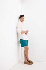 Pedro del Hierro Plain basic swimwear Turquoise