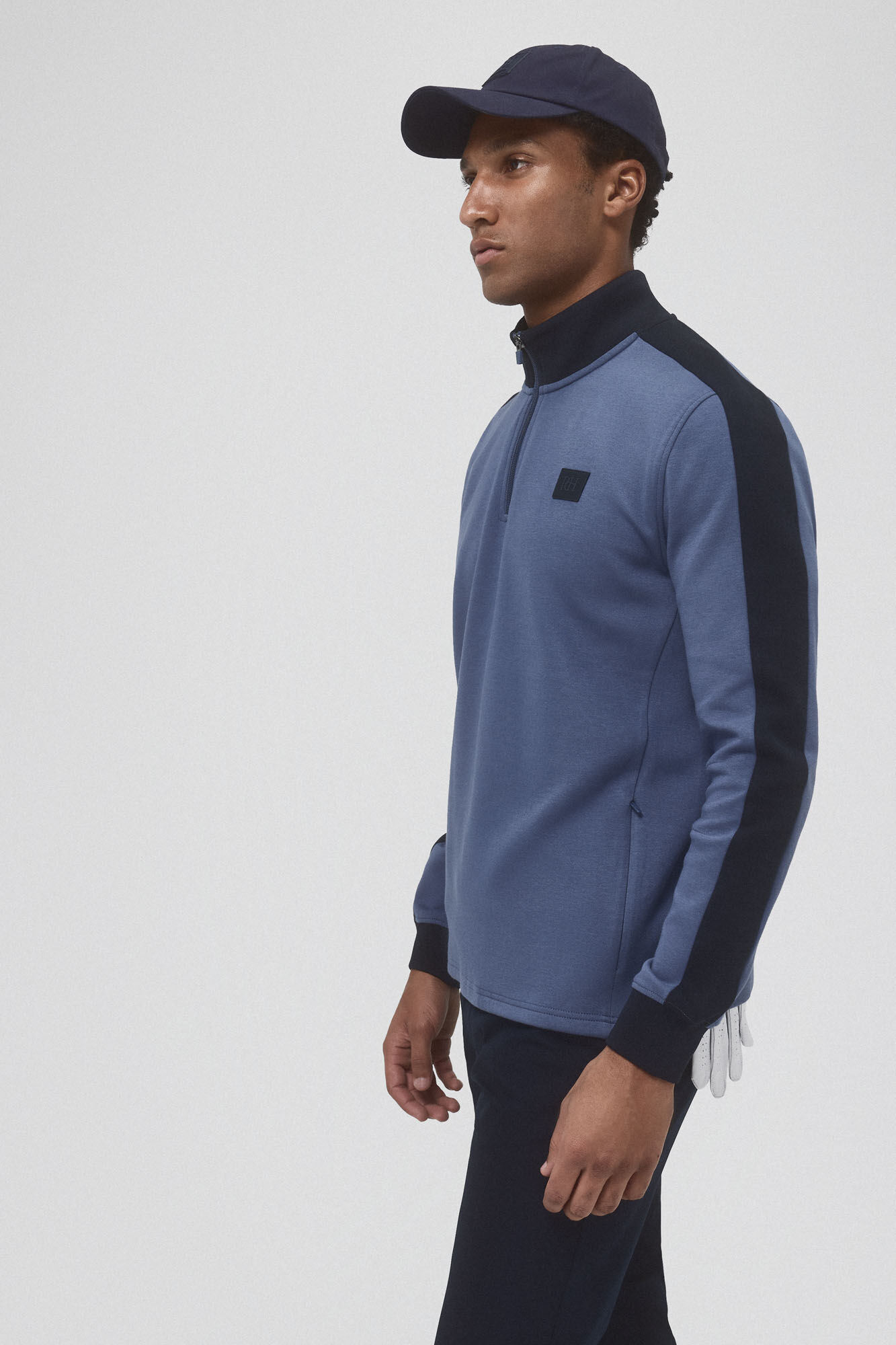 Pedro del Hierro Sudadera cremallera golf Azul