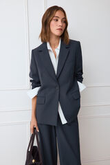 TFP by Tamara Falc&oacute; Navy blue blazer Blue