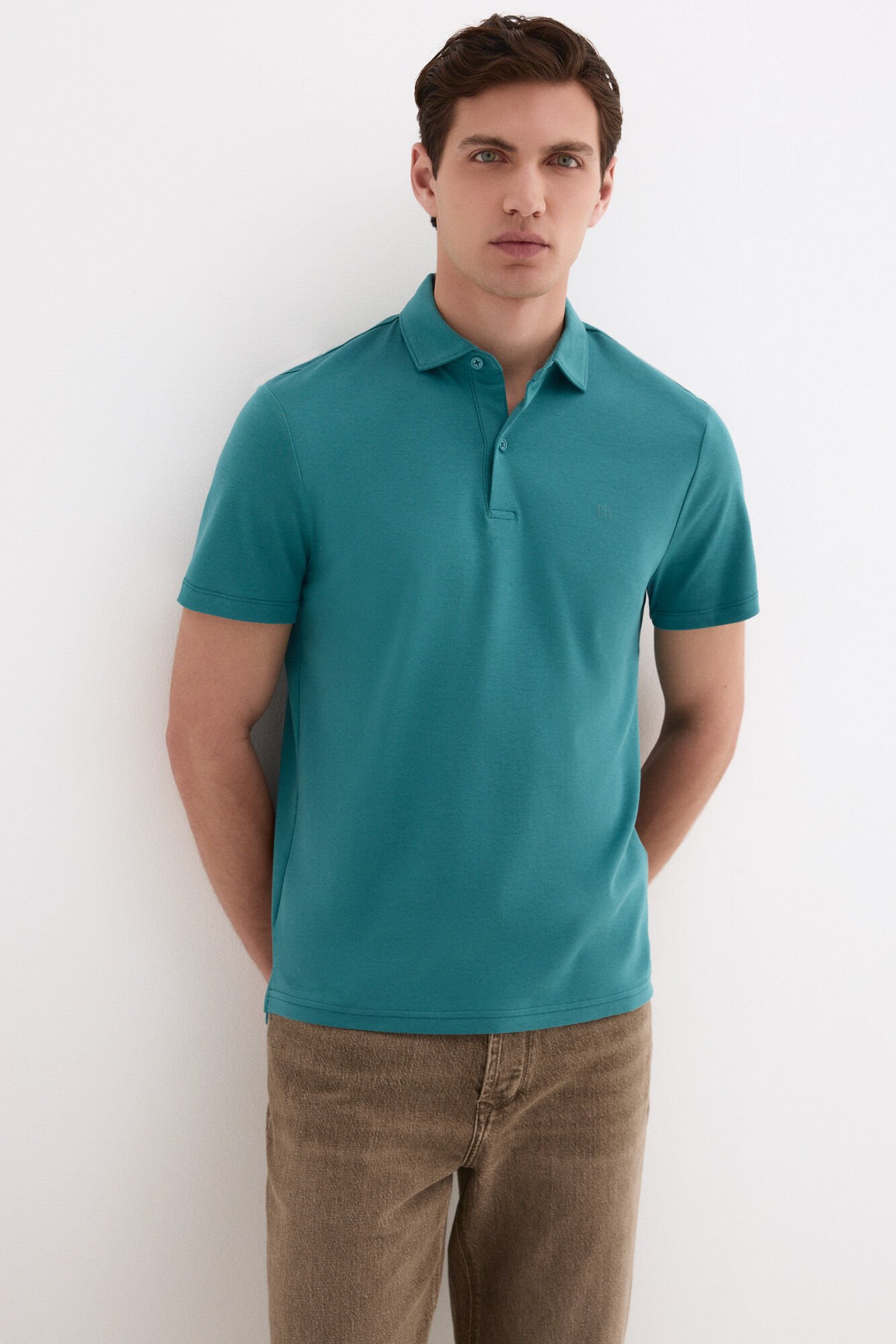 Pedro del Hierro Mercerized polo shirt