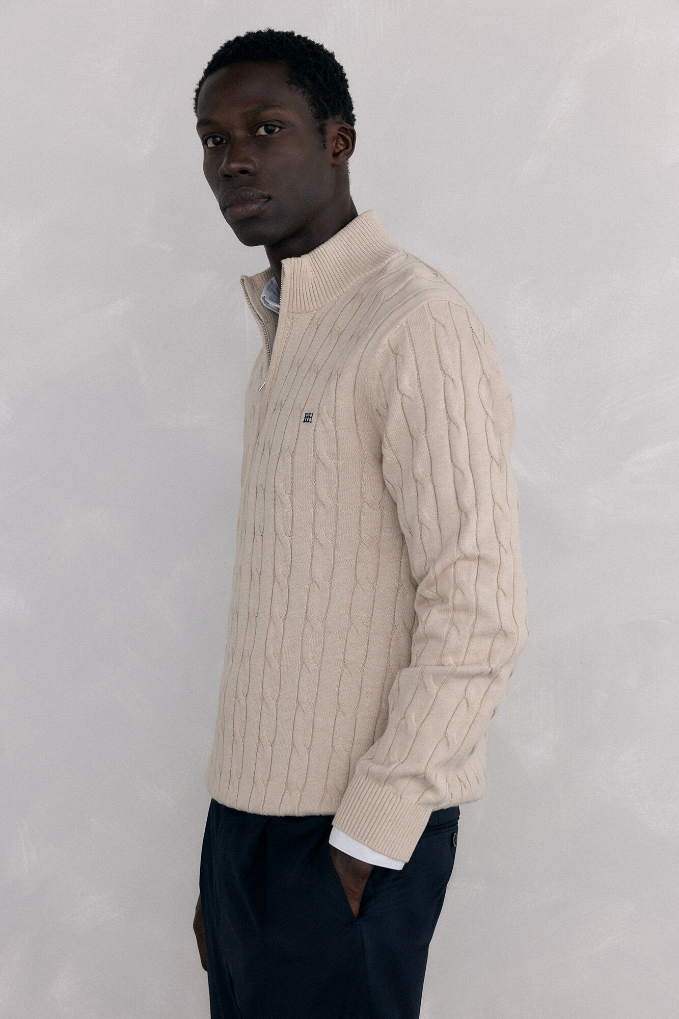 Pedro del Hierro Trucker neck jumper