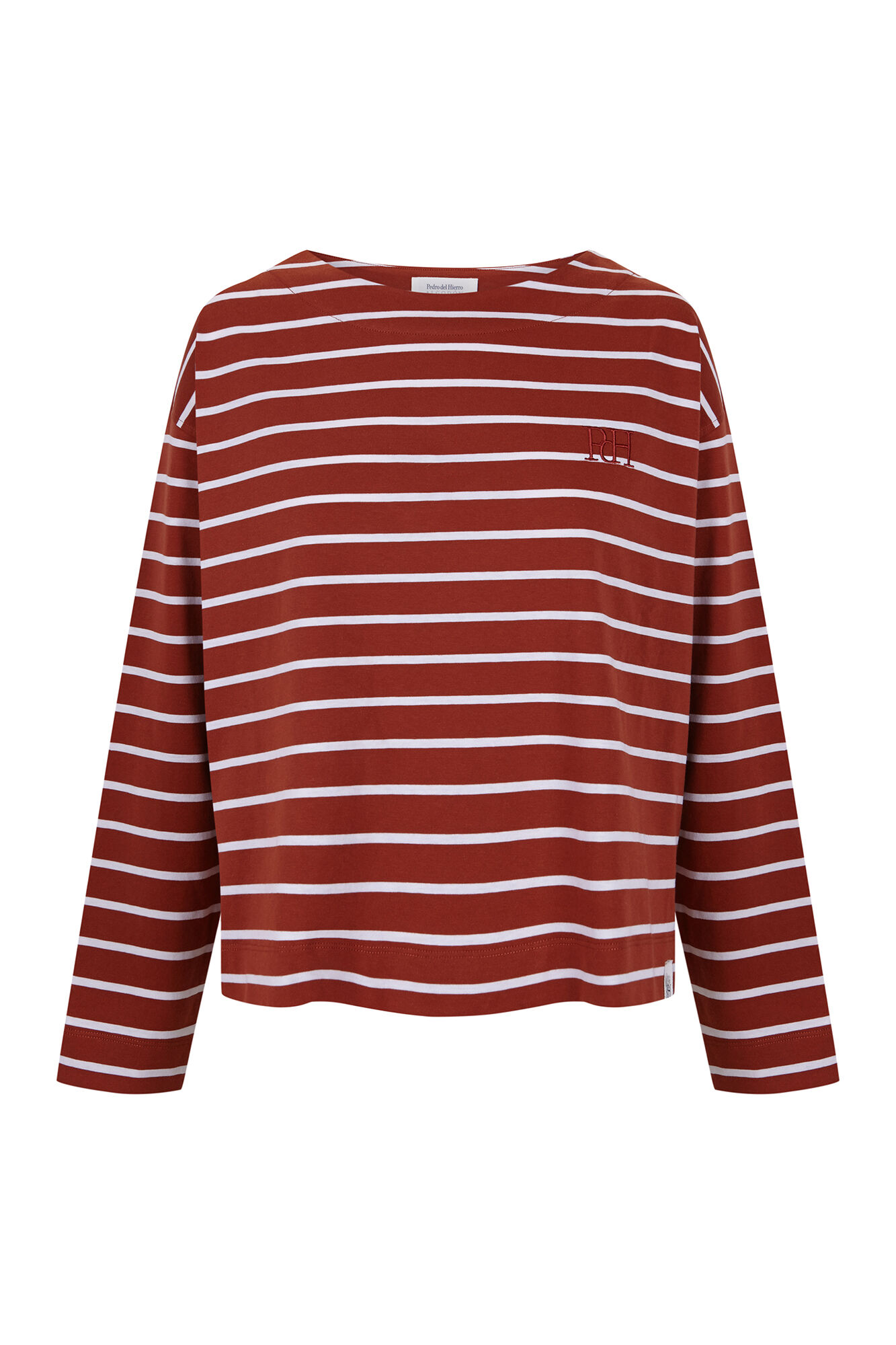 Pedro del Hierro Spanish cotton sailor t-shirt Red