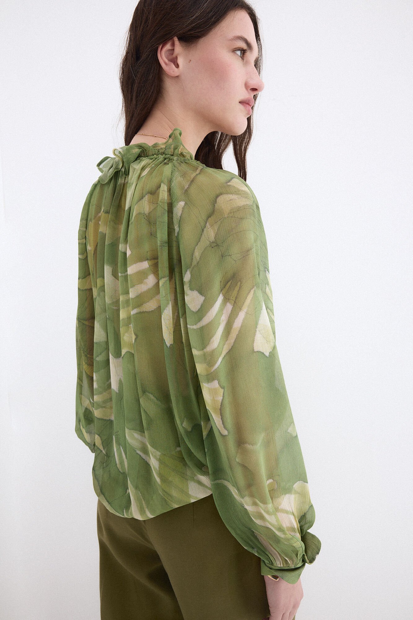 Pedro del Hierro Print blouse Green