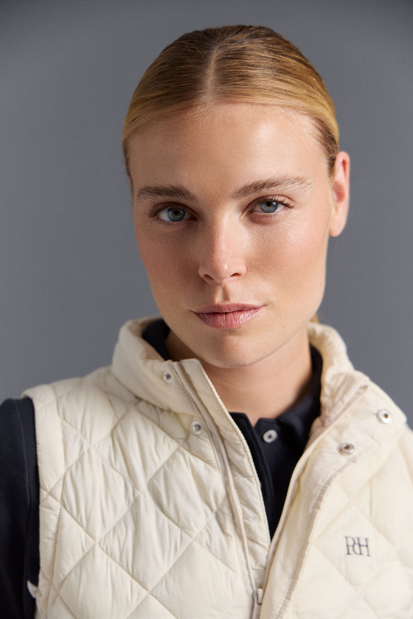 Pedro del Hierro Padded golf vest Ecru