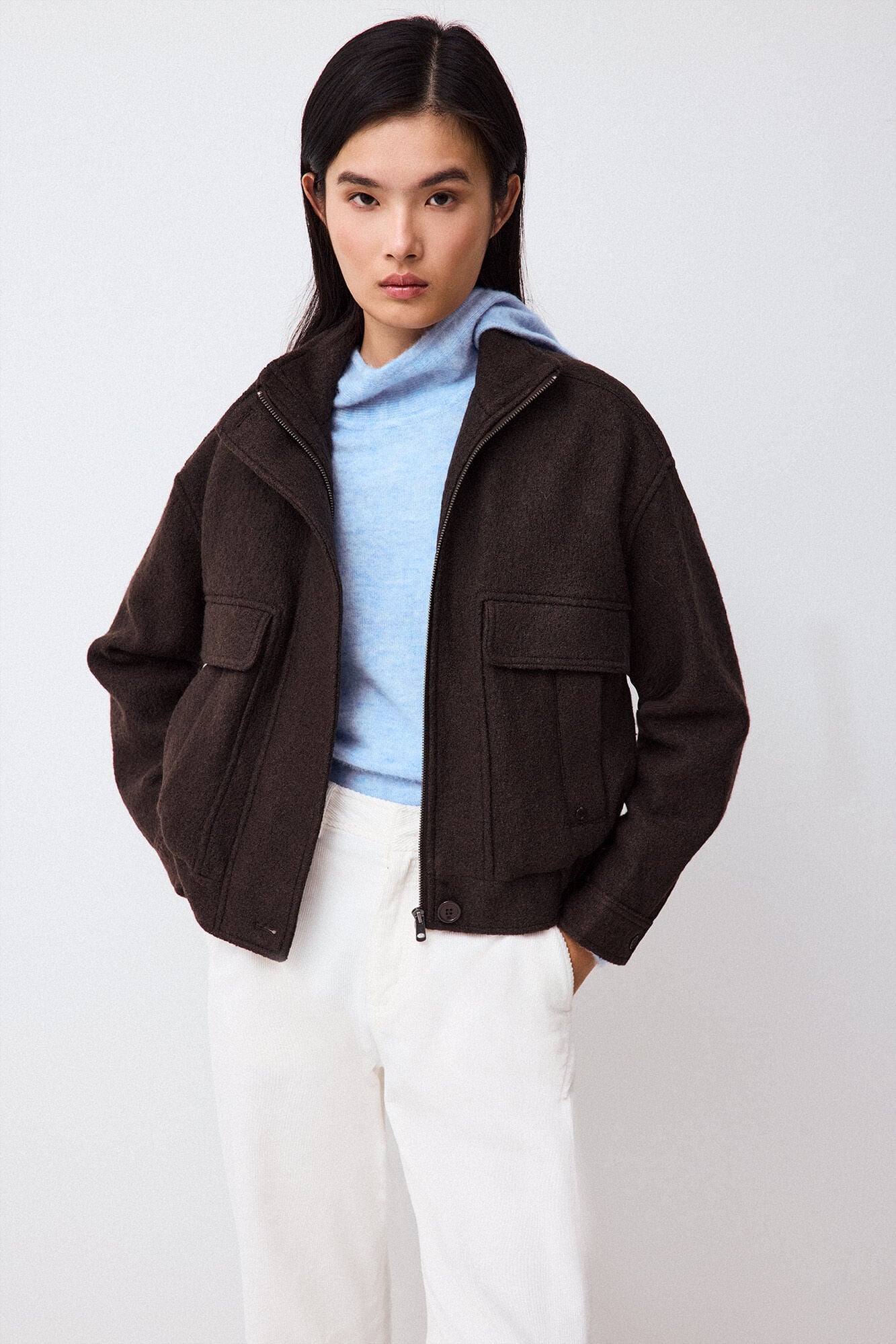 Pedro del Hierro Boucl&eacute; bomber