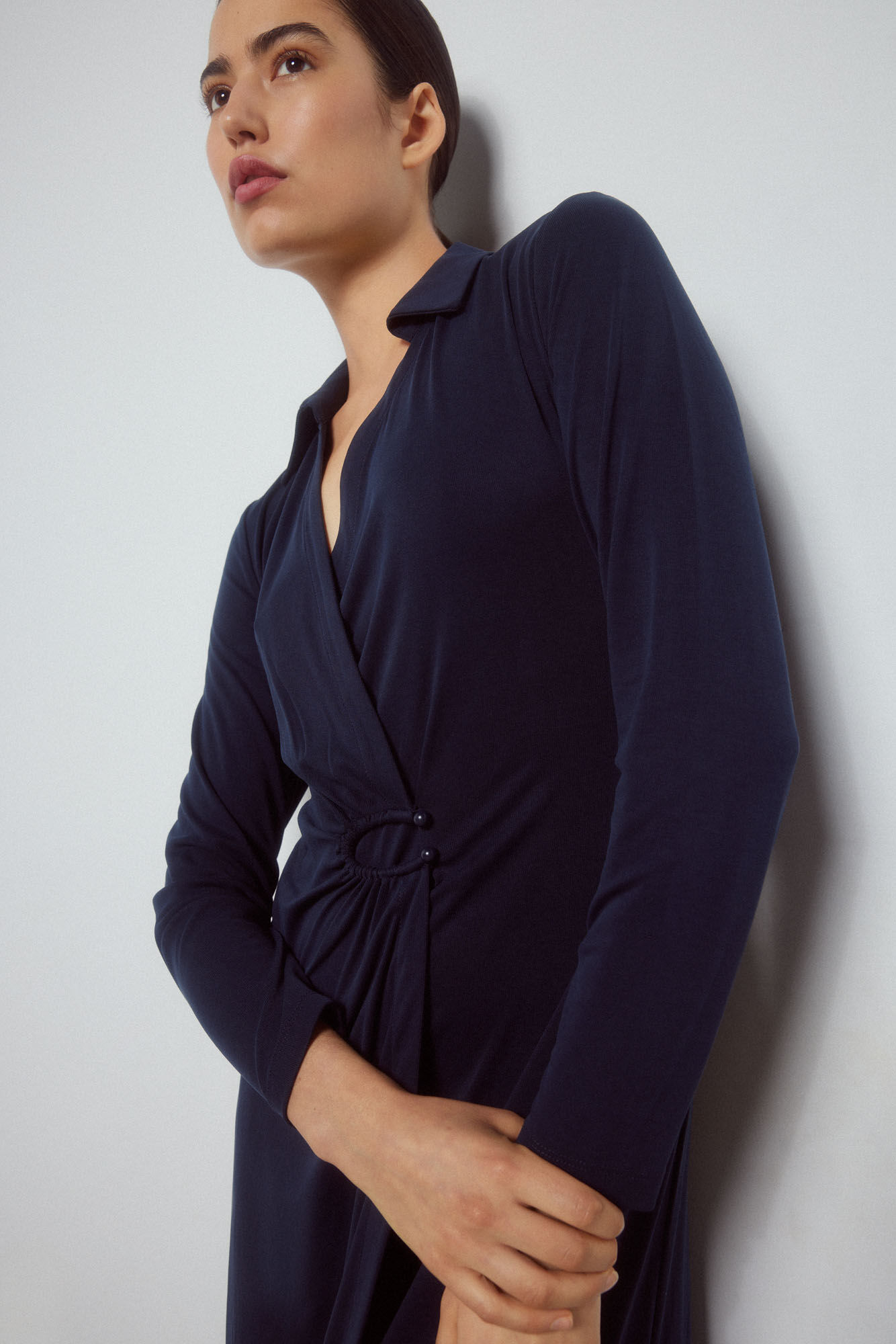 Pedro del Hierro Vestido con hebilla Azul