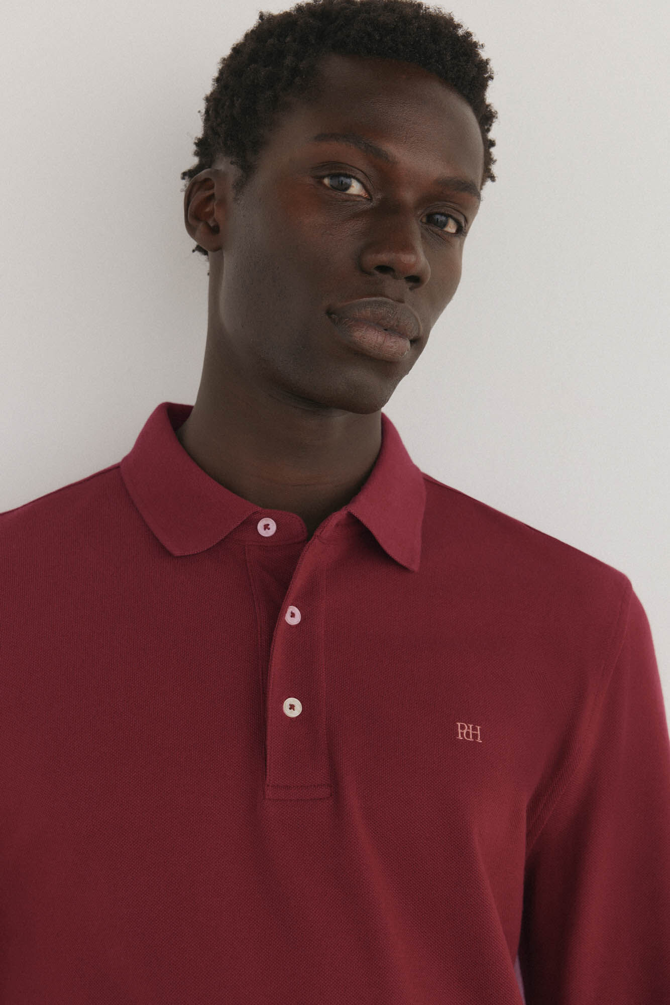 Pedro del Hierro Polo b&aacute;sico manga larga