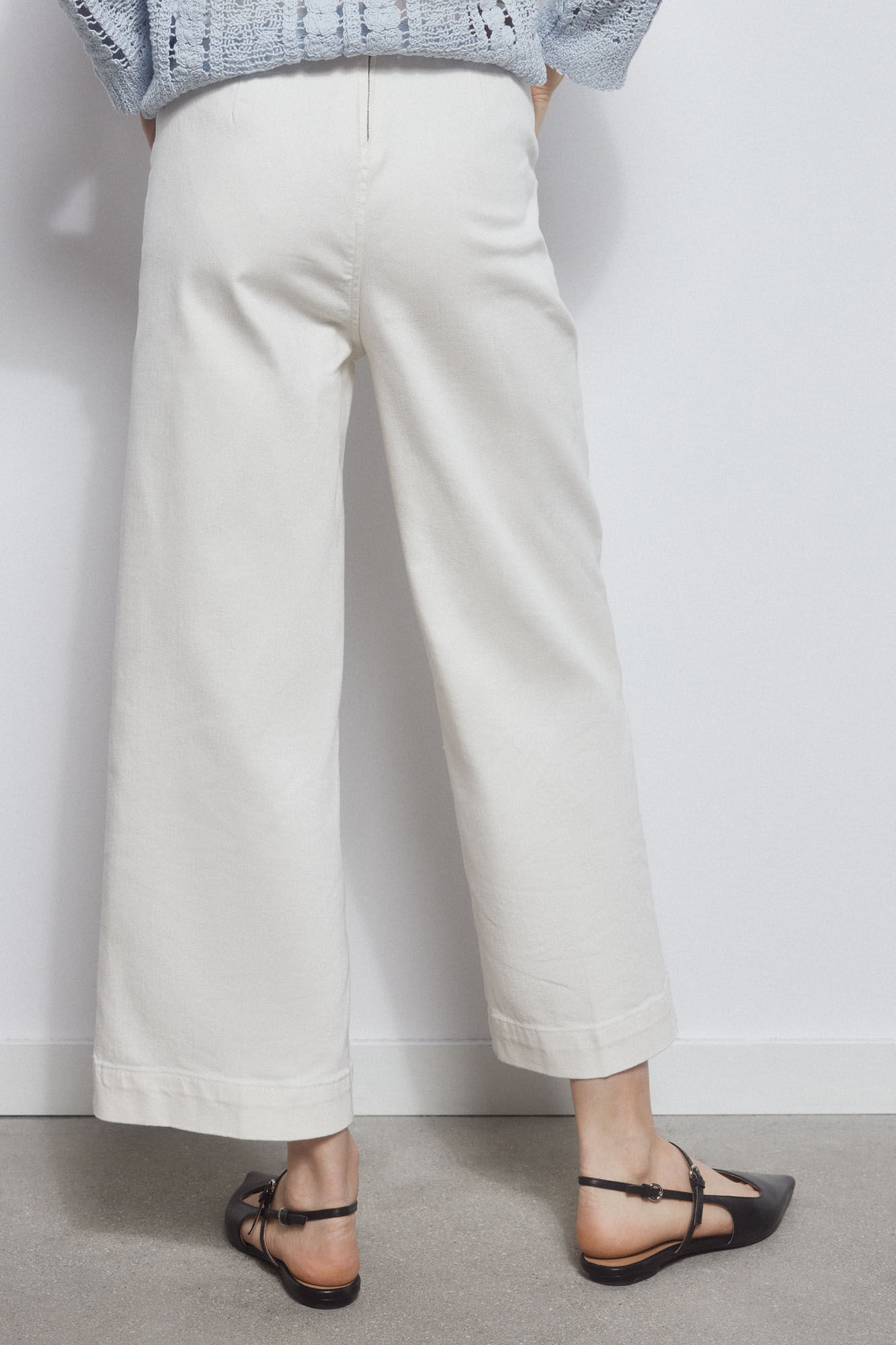 Pantalón Premama Wide-leg Cropped Jeans Women Pantalon Vaquero