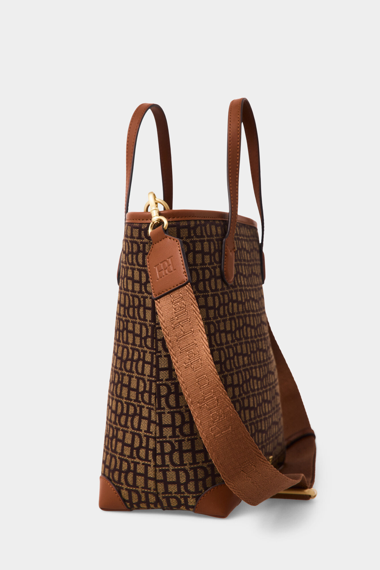 Pedro del Hierro Logo tote bag Brown