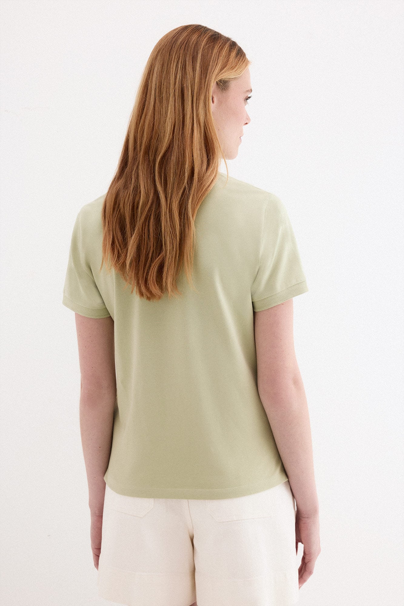 Pedro del Hierro Short sleeve polo shirt Green