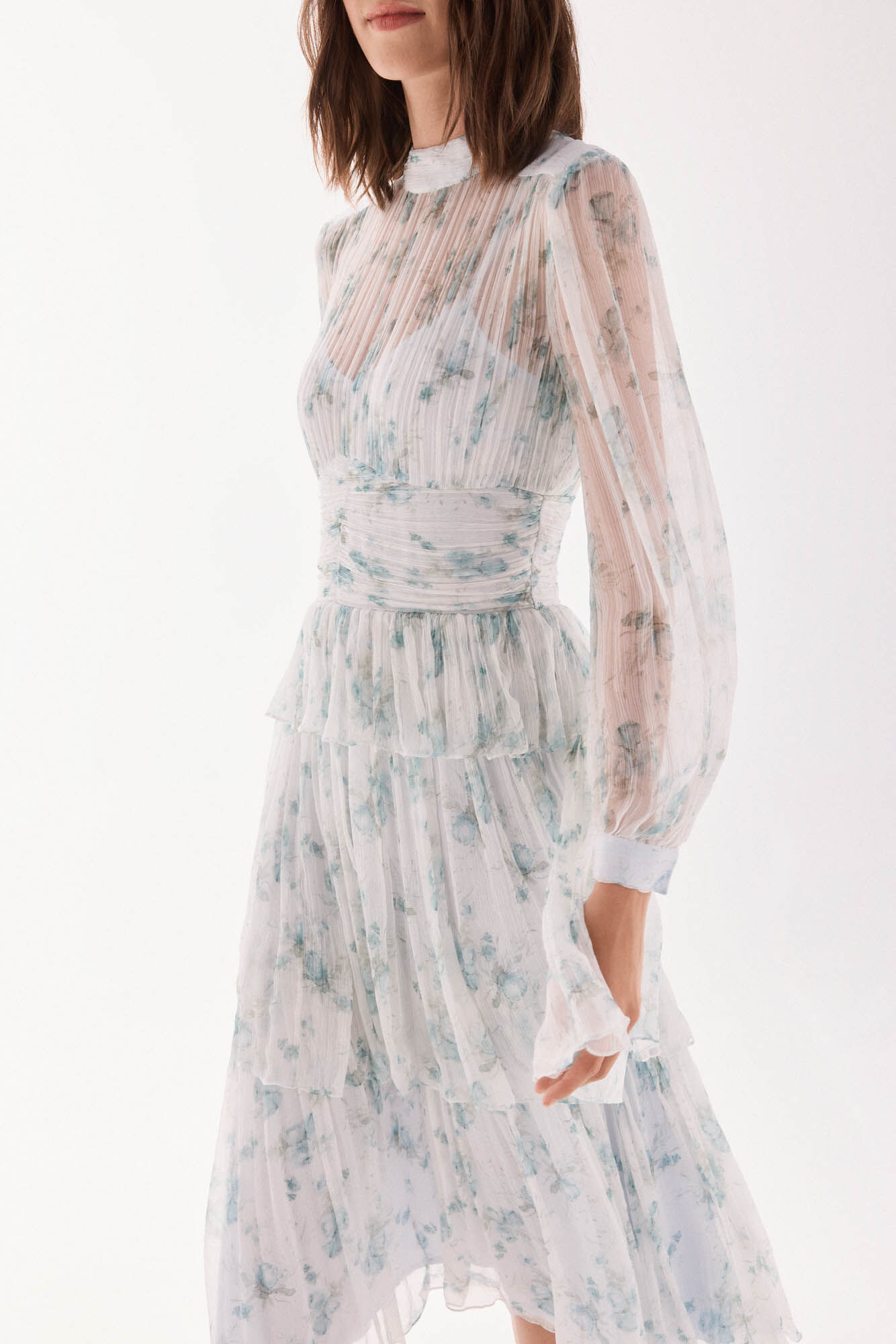 TFP by Tamara Falc&oacute; Vestido de volantes