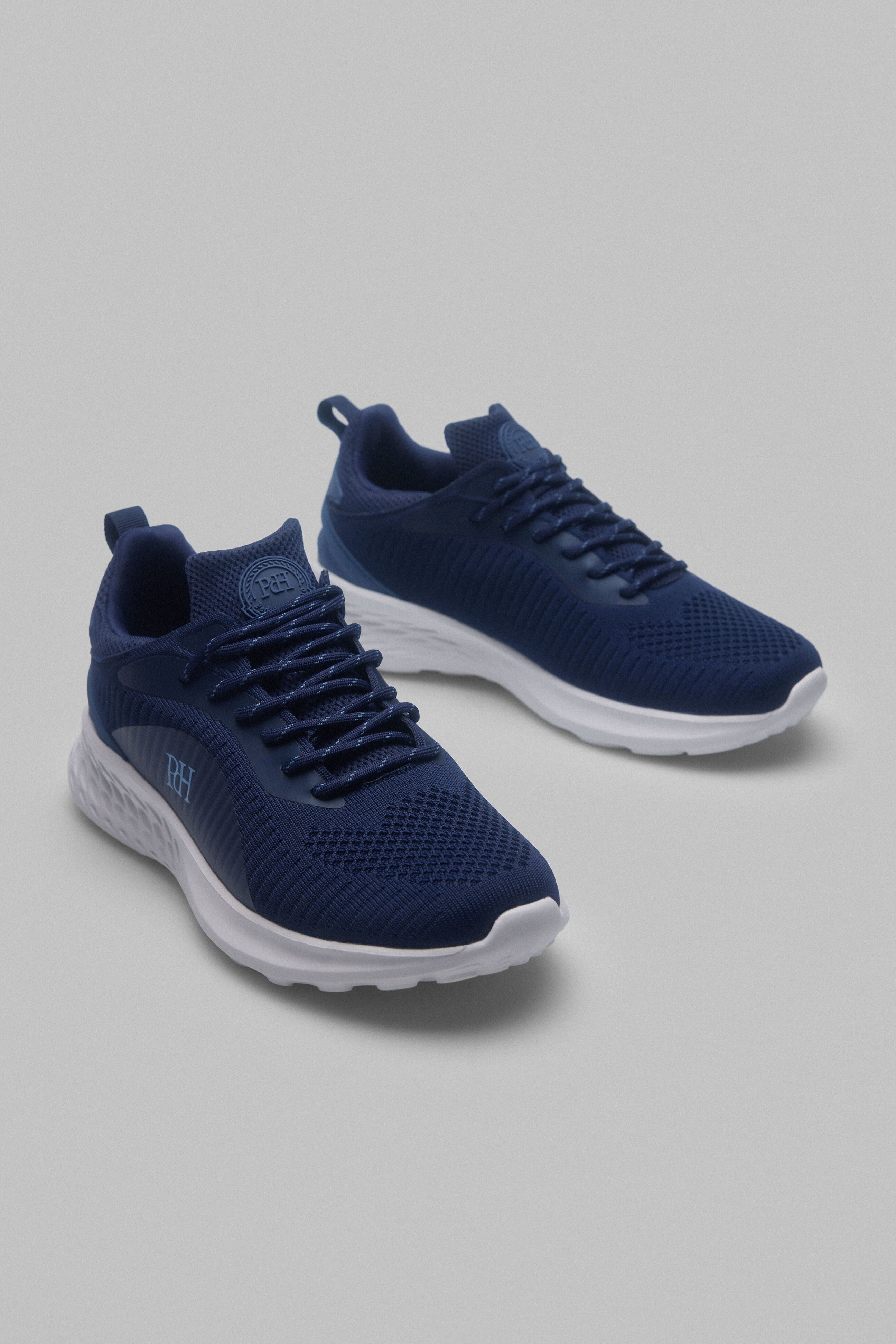 Pedro del Hierro Sapatilhas t&ecirc;xtil cord&otilde;es Azul