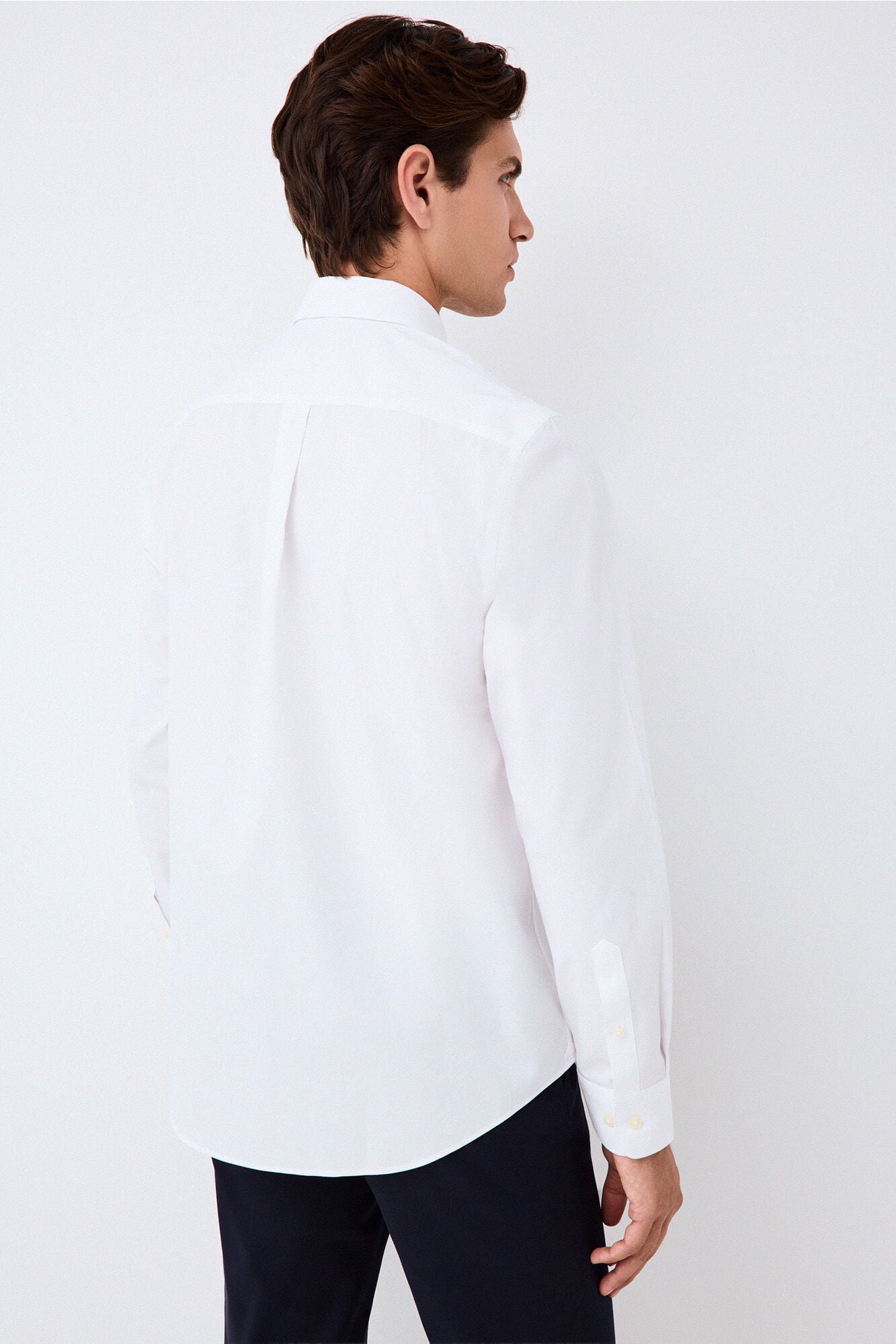 Pedro del Hierro Plain non-iron shirt White