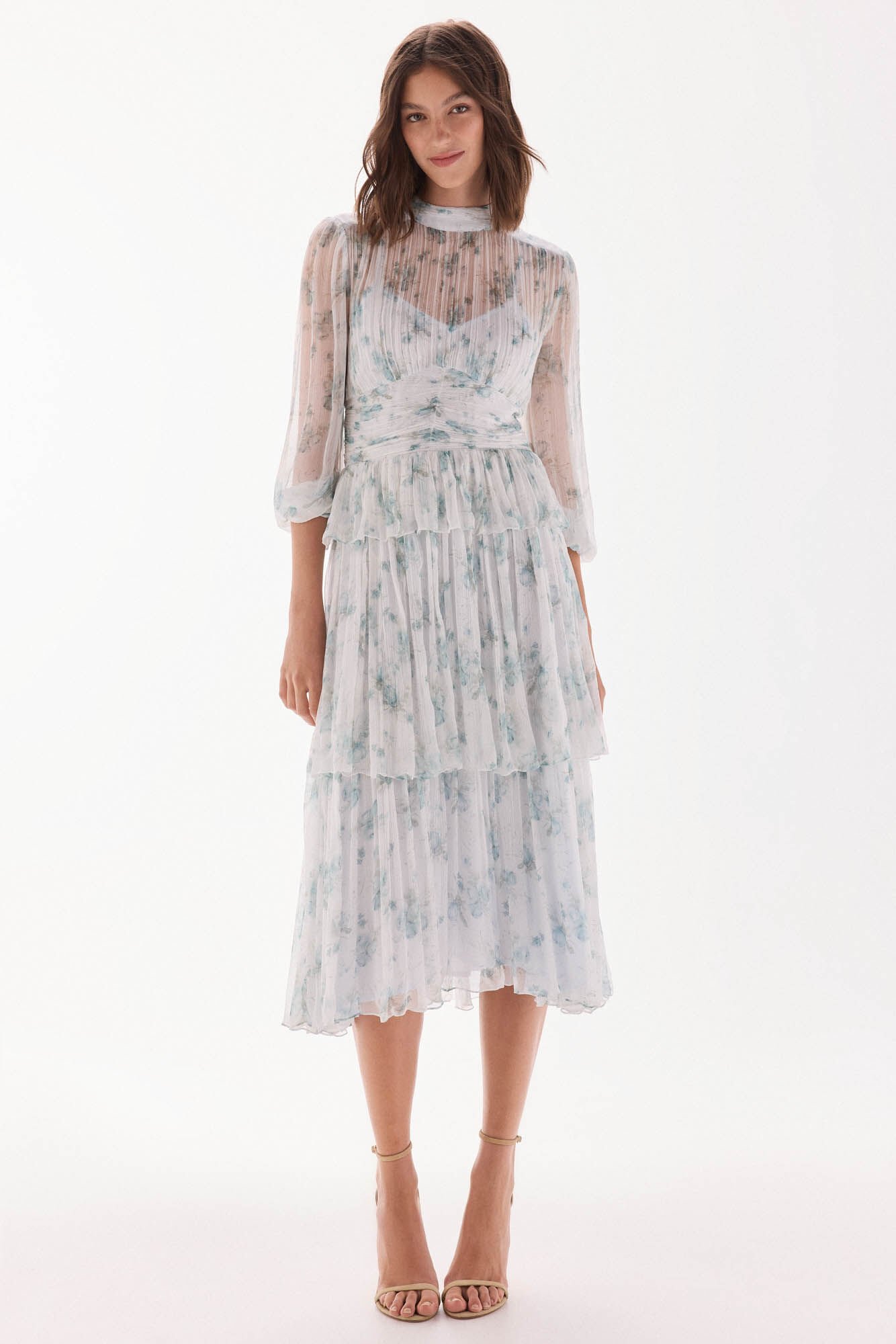 TFP by Tamara Falc&oacute; Vestido de volantes