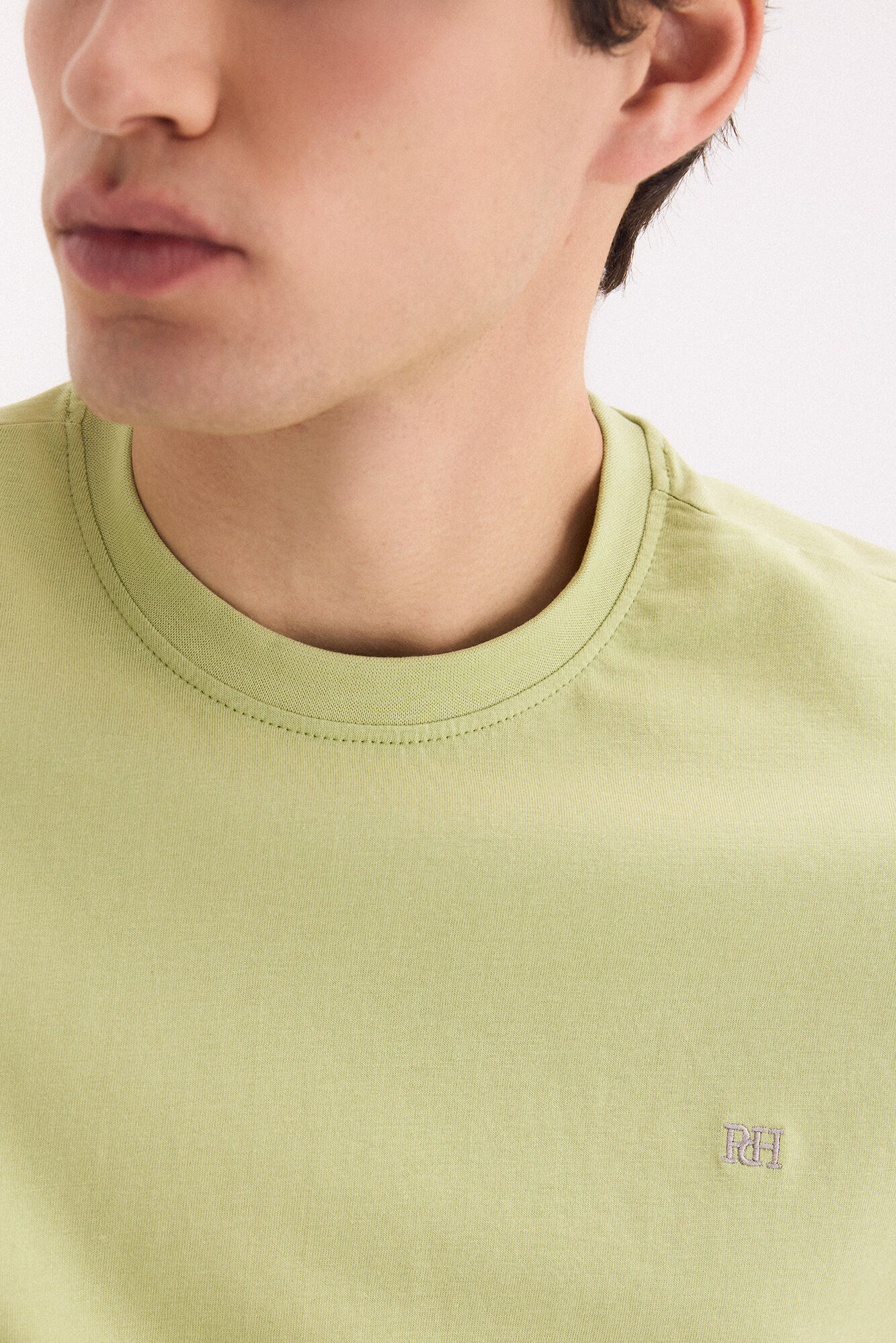 Pedro del Hierro Camiseta b&aacute;sica logo Verde