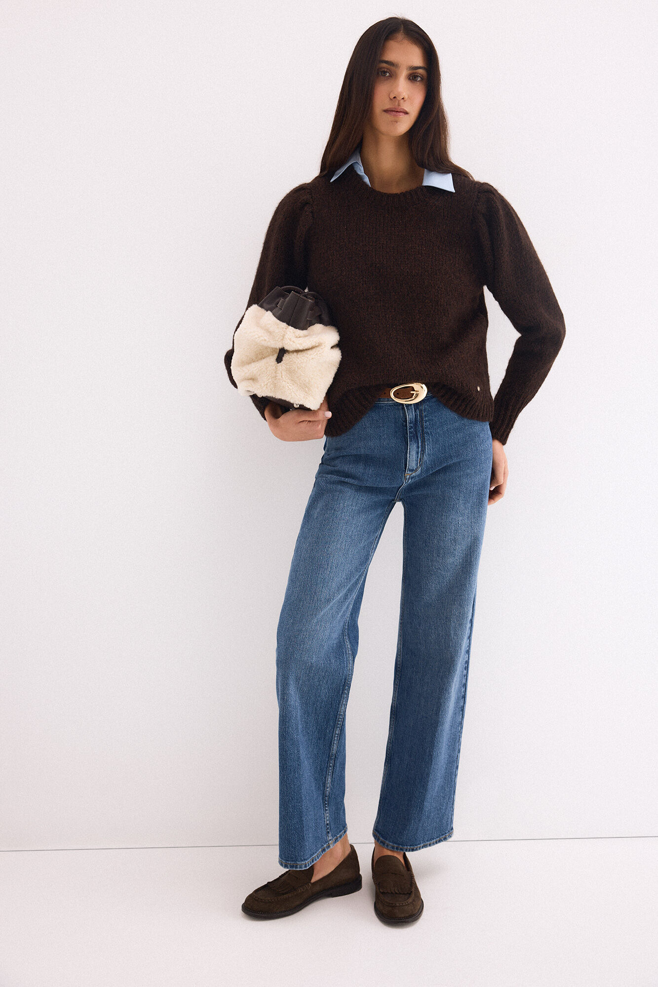 Pedro del Hierro Jersey corto manga abullonada hilatura fantas&iacute;a