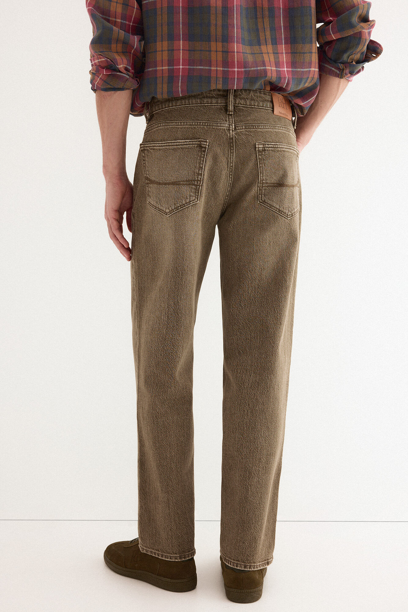 Pedro del Hierro Brown denim new straight jeans Brown