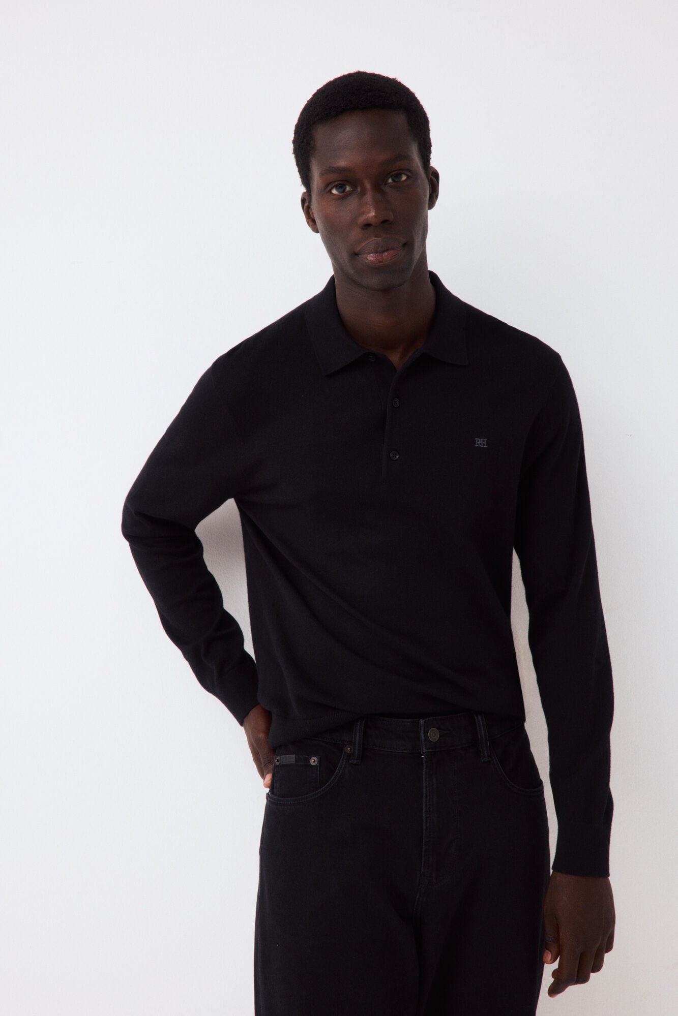 Pedro del Hierro Premium cotton silk cashmere knit jumper
