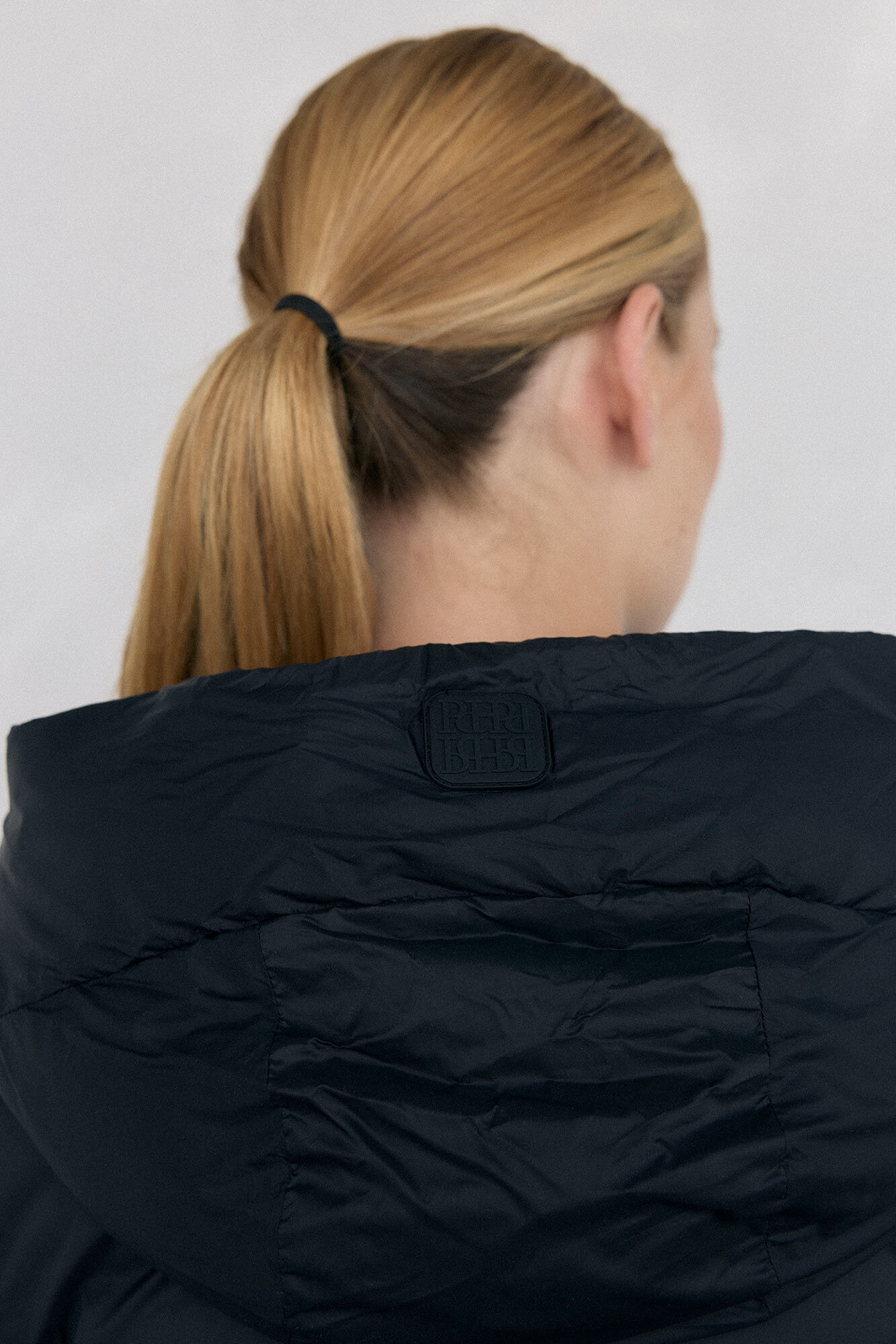 Pedro del Hierro Reversible hooded parka Black