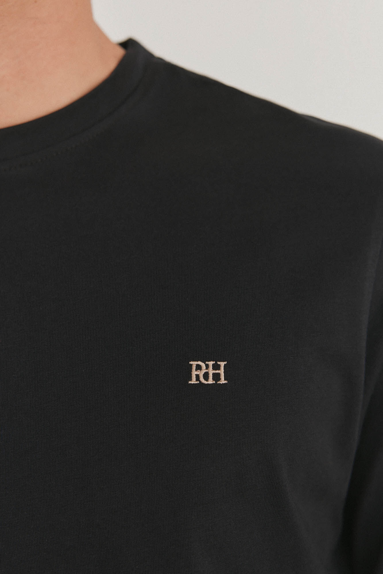 Pedro del Hierro Camiseta b&aacute;sica Negro