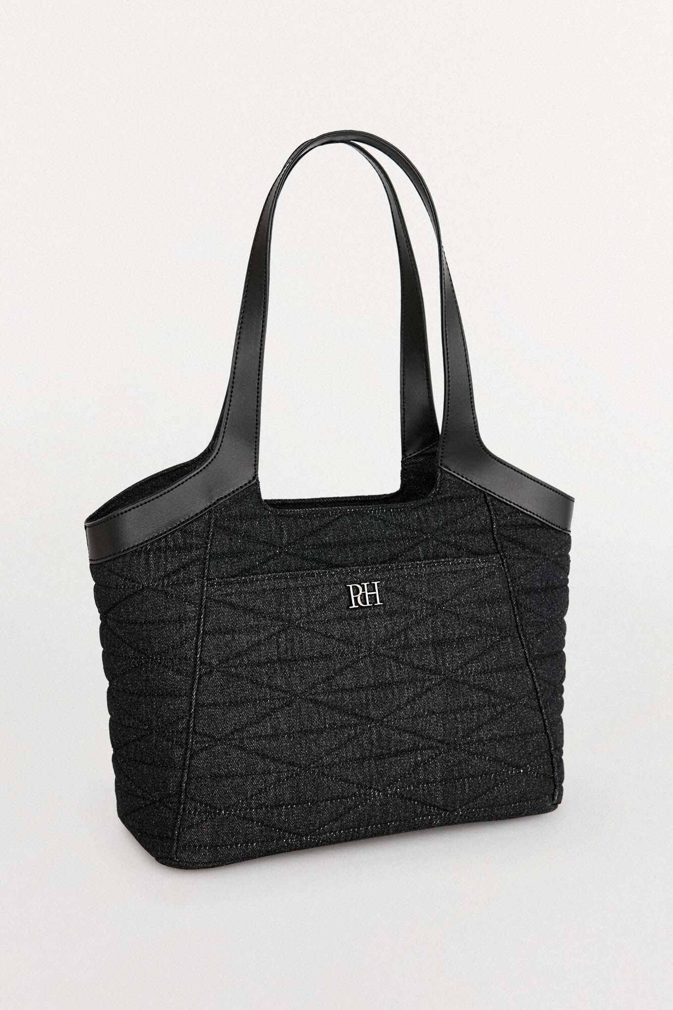 Pedro del Hierro Bolsa de compras acolchoada Cizento