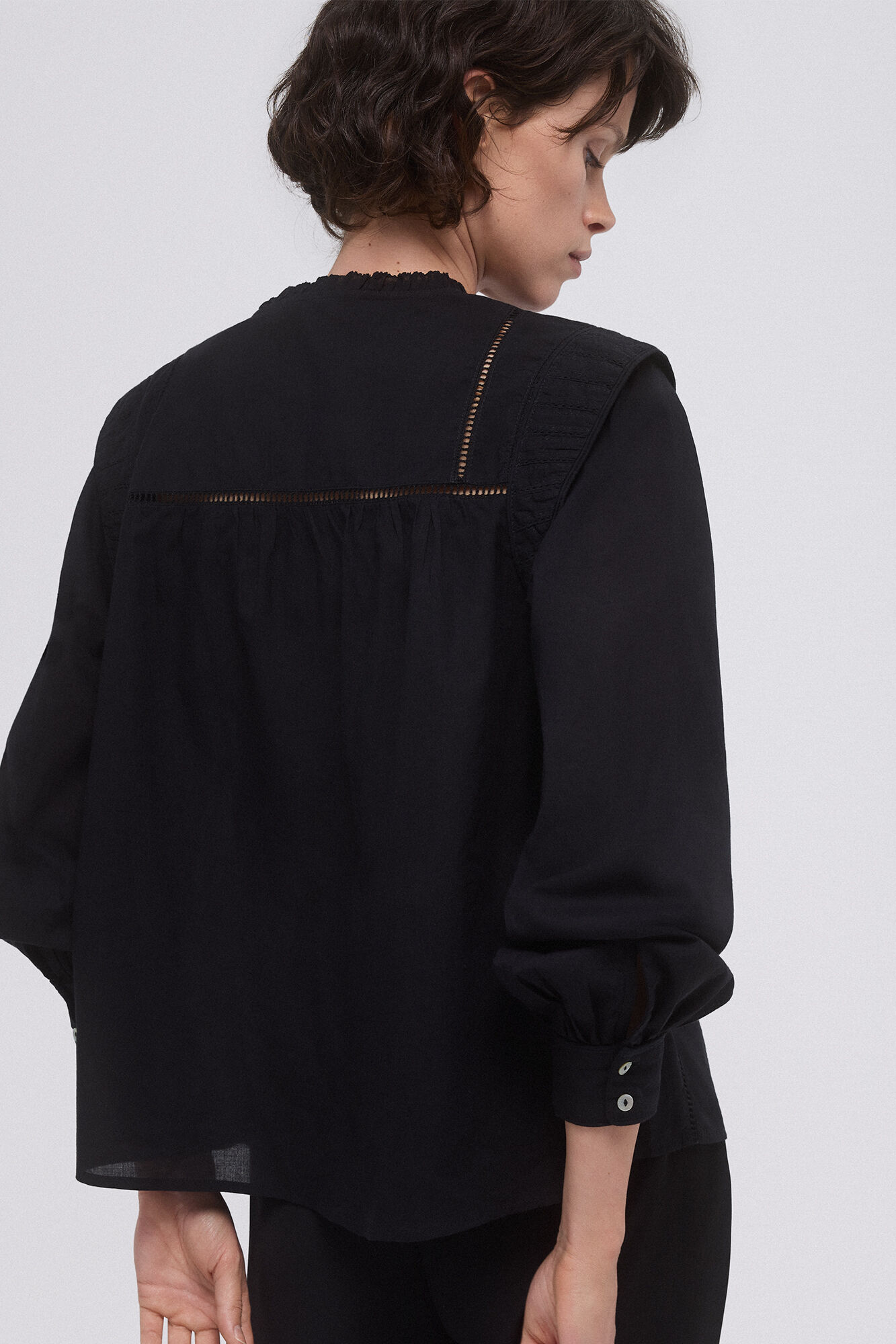 Pedro del Hierro Romantic blouse Black