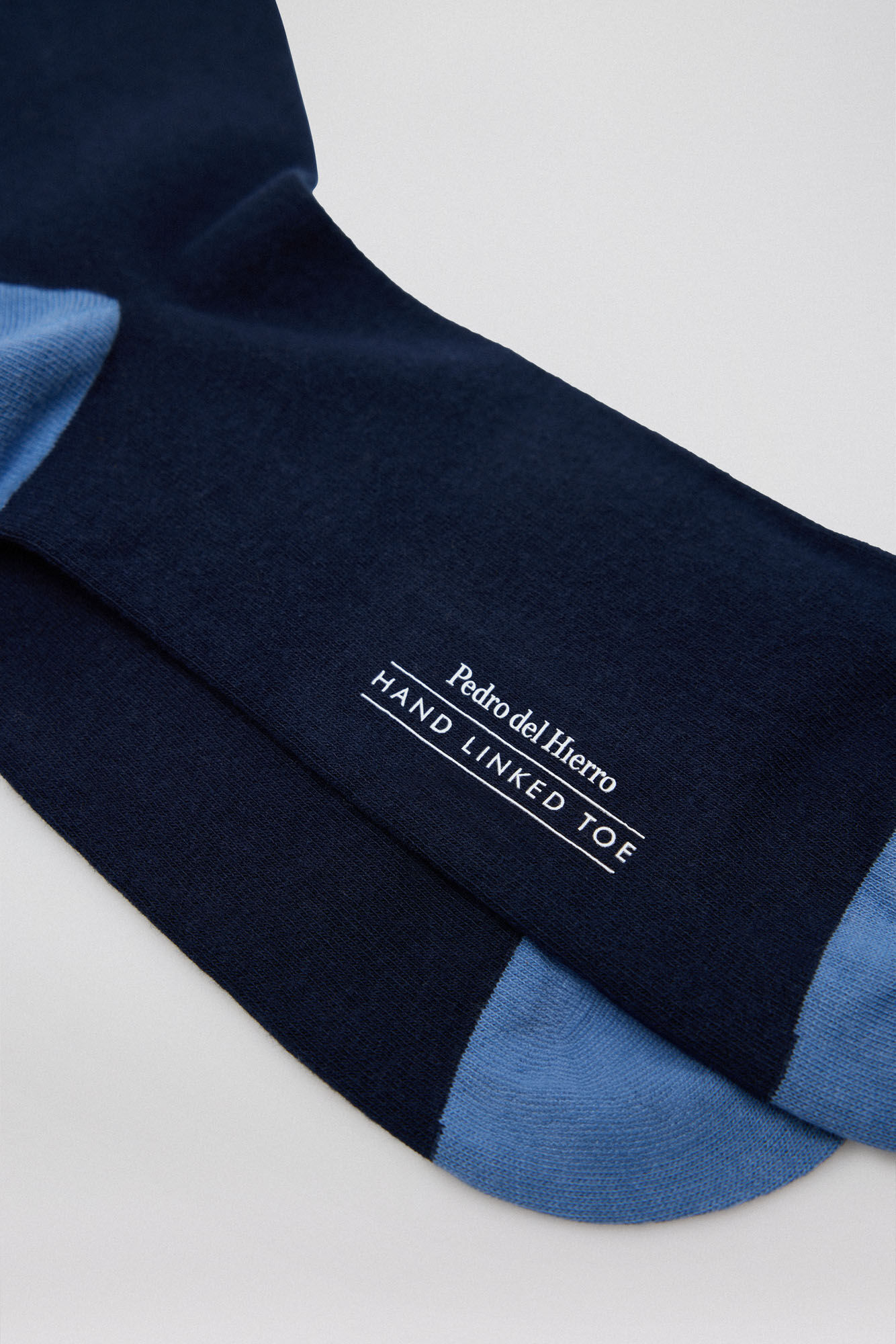 Pedro del Hierro Calcet&iacute;n liso sport Azul