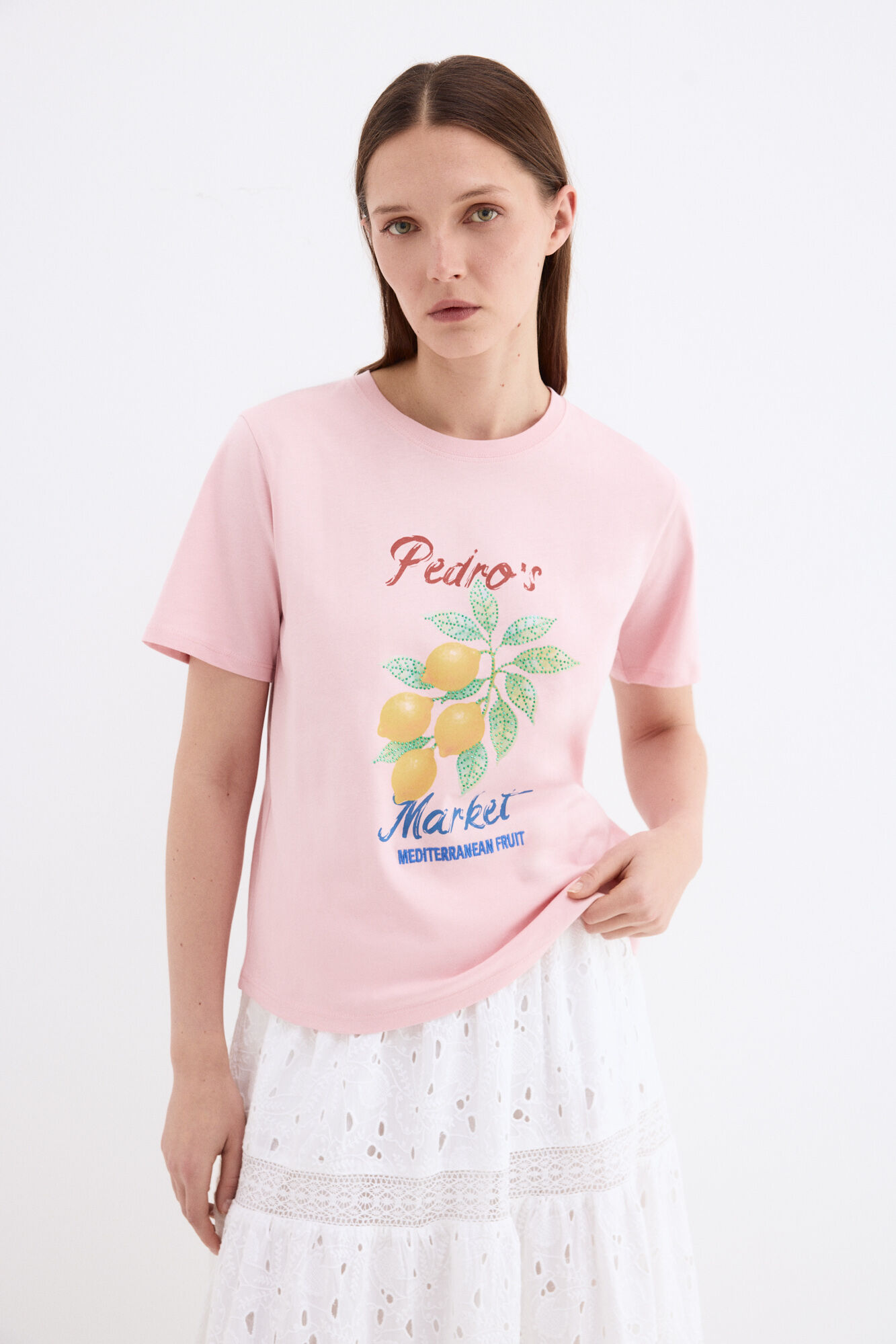 Pedro del Hierro Pedro print T-shirt
