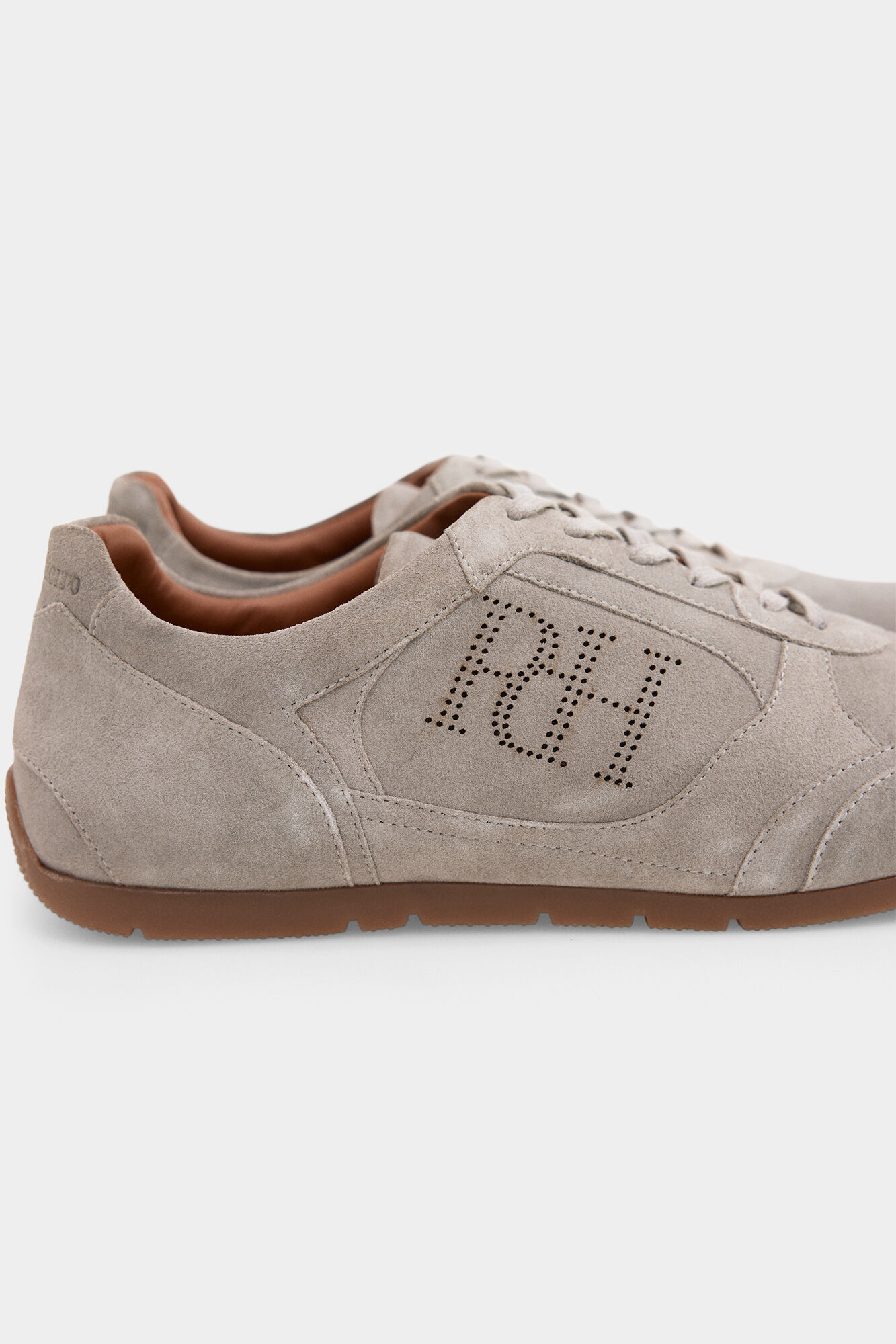 Pedro del Hierro Leather sneaker Grey