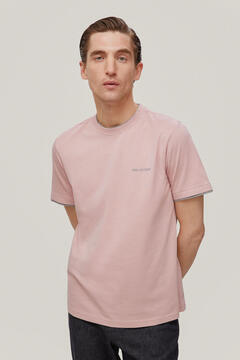 Pedro del Hierro camiseta cuello fantasía Pink