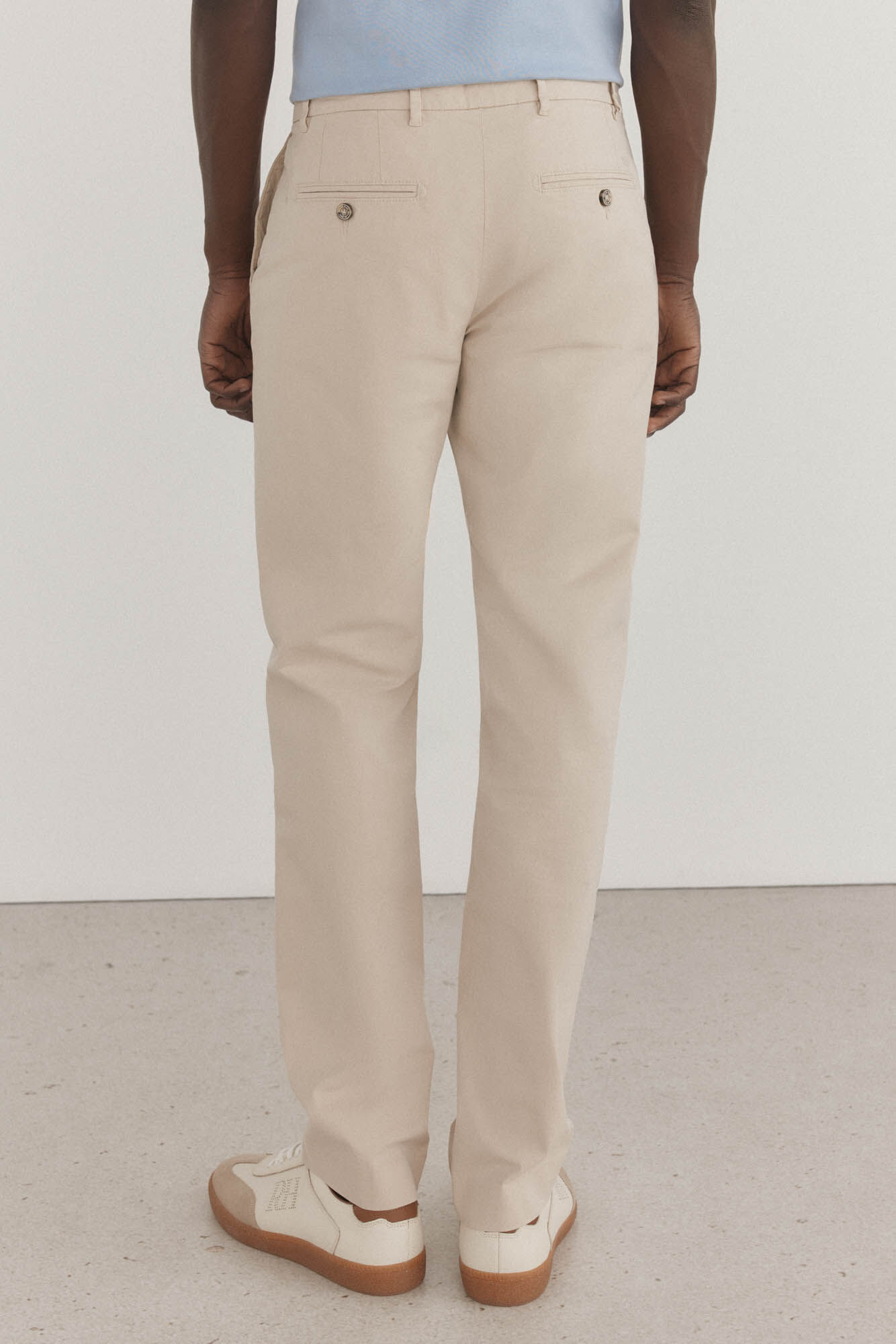 Pedro del Hierro Premium chinos trousers, regular fit Beige