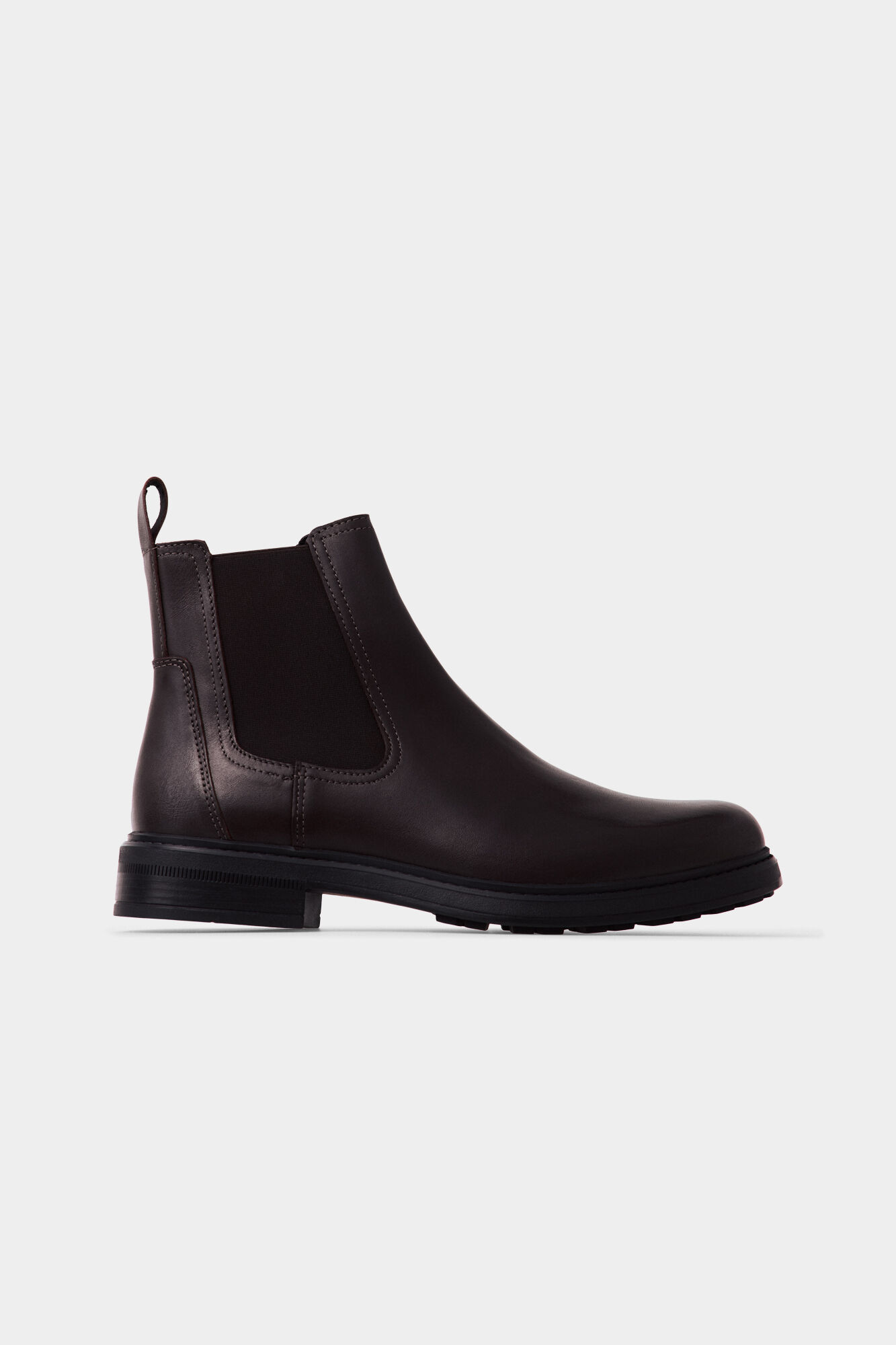 Pedro del Hierro Leather elasticated side ankle boot