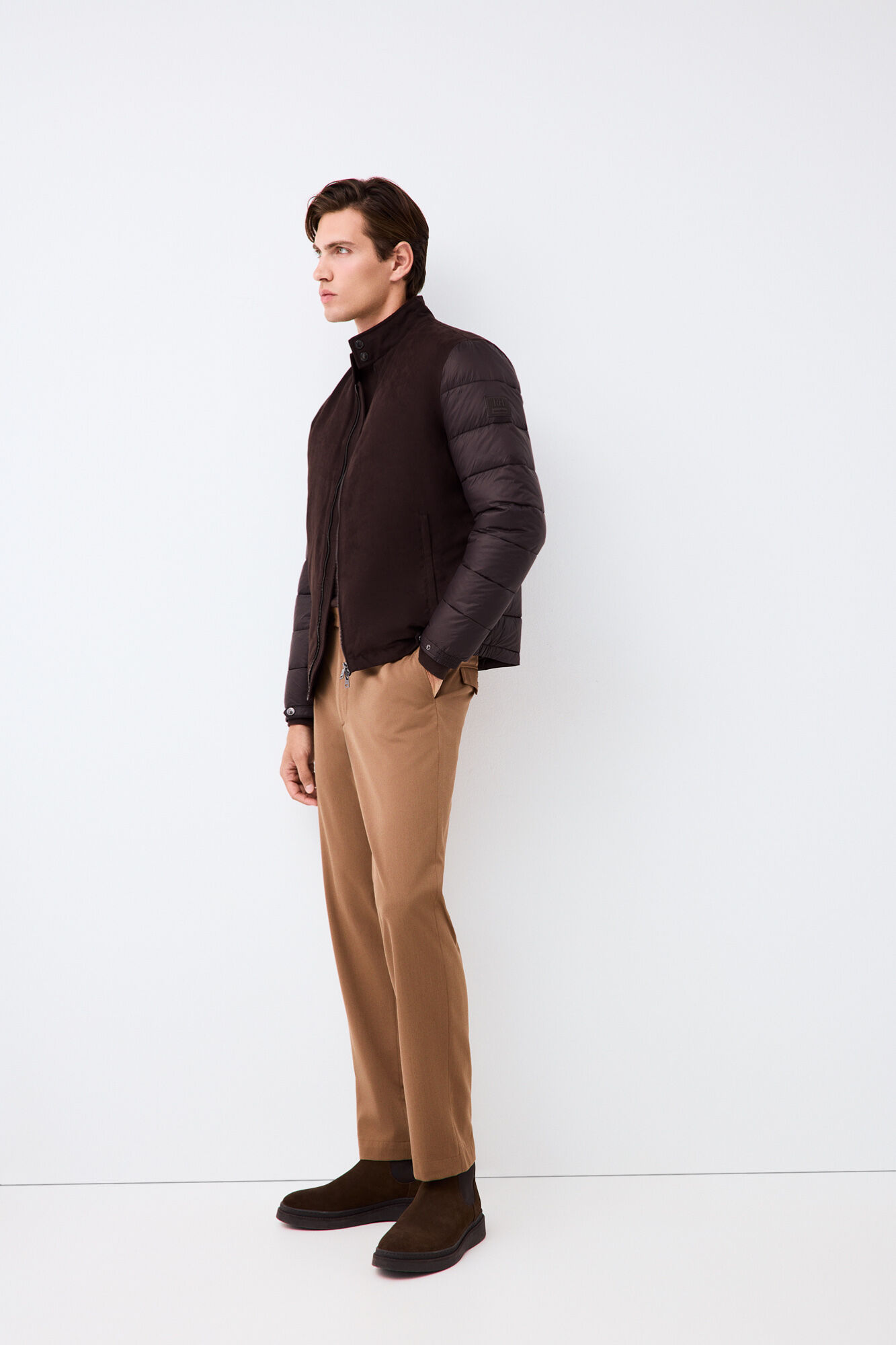 Pedro del Hierro Puffer jacket Brown